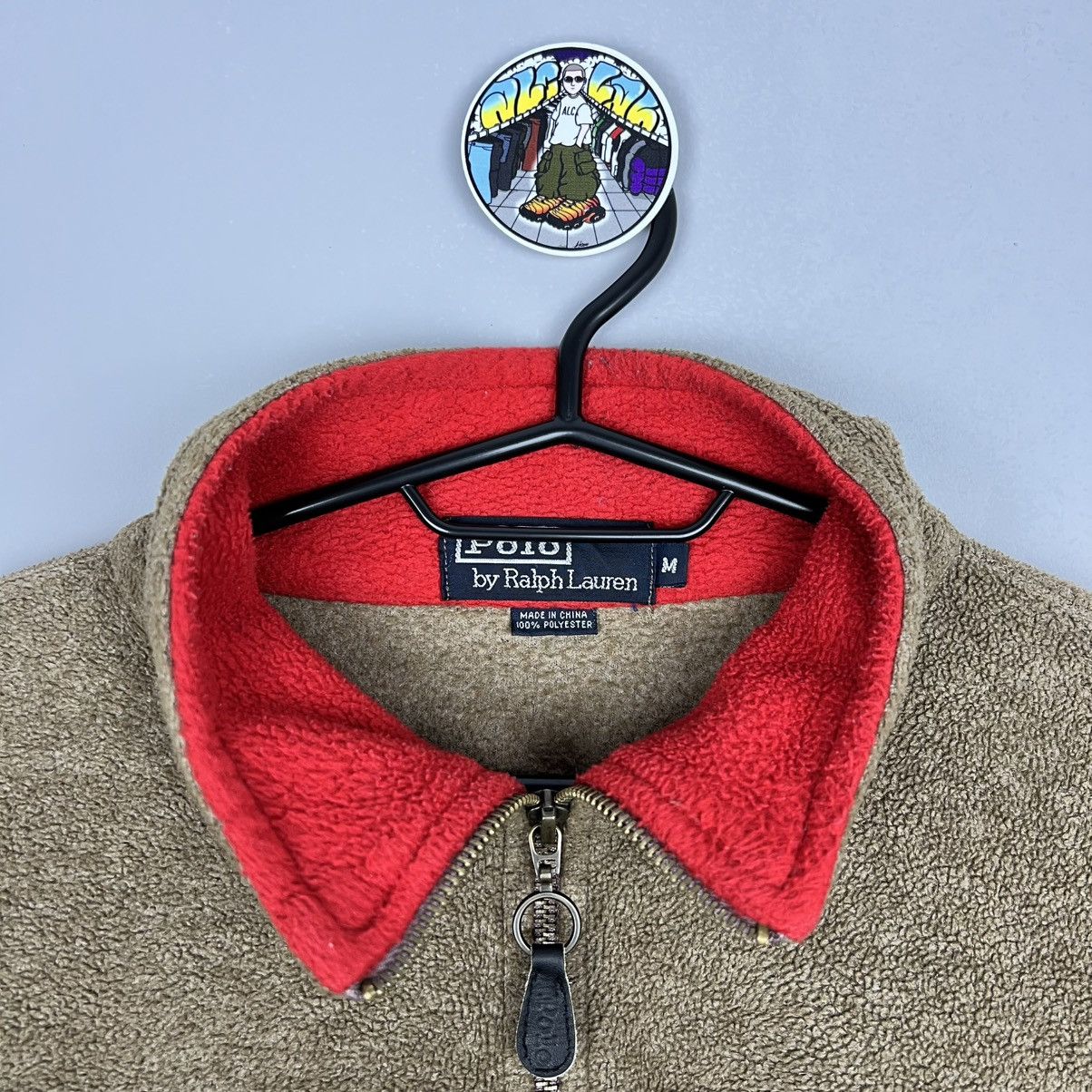 Polo Ralph Lauren Rare Vintage Polo Bear Ralph Lauren half Zip Fleece Sweater Size US L / EU 52-54 / 3 - 2 Thumbnail