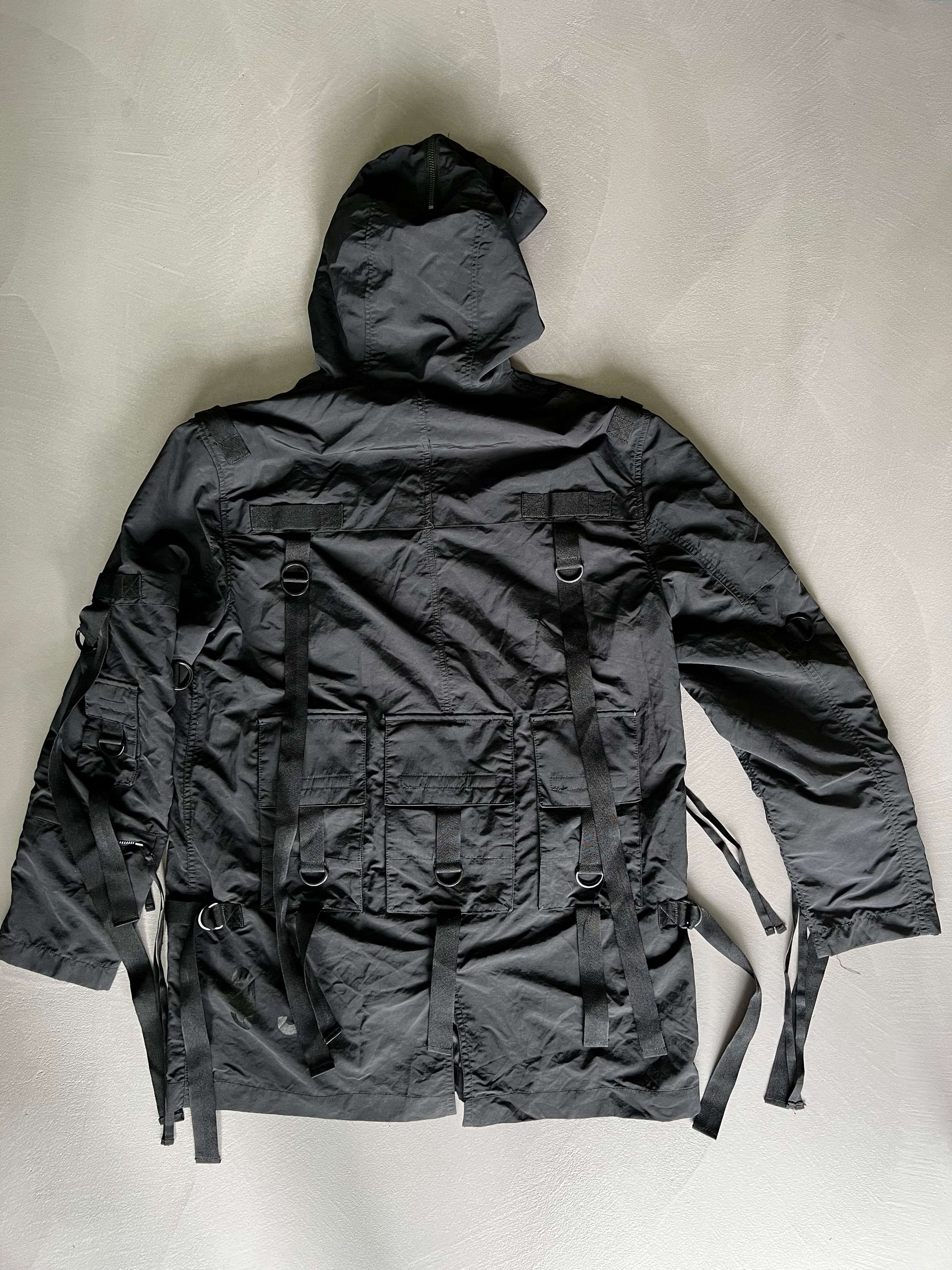 Stampd Stampd Strapped Black Hooded Parka, Pockets, Size S Size US S / EU 44-46 / 1 - 13 Thumbnail