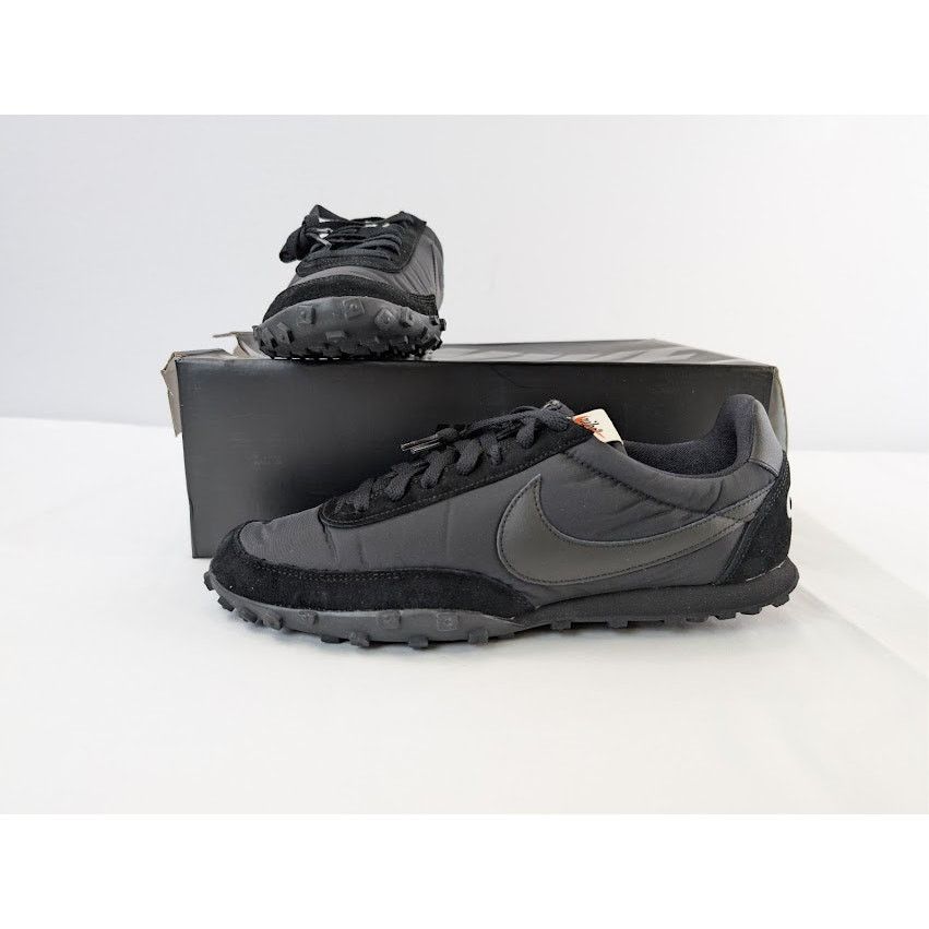 CDG by Comme des Garcons × Nike o1rshd1 Waffle Racer Low Top Sneaker in Black / White Size US 9.5 / EU 42-43 - 18 Thumbnail