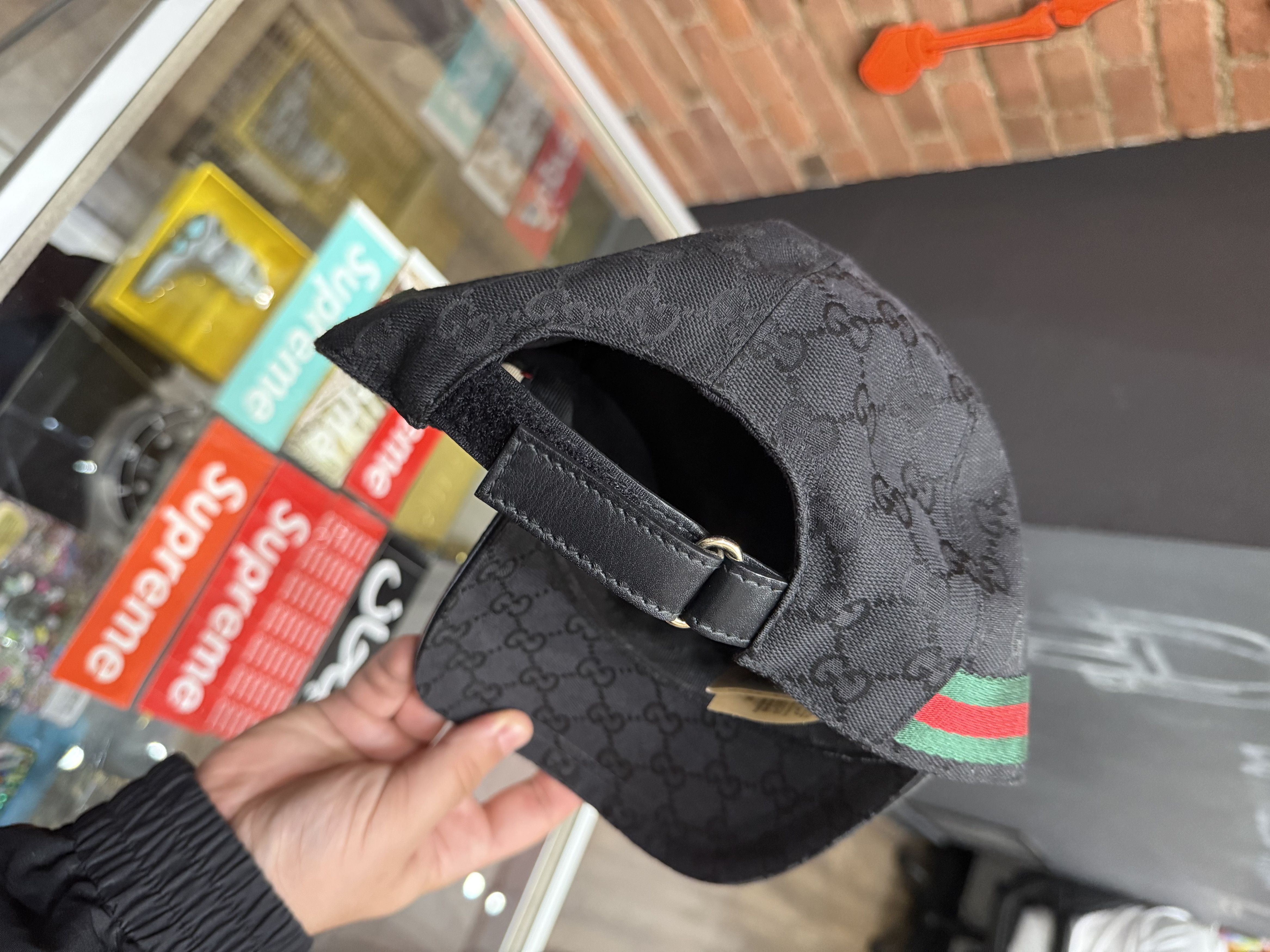 Gucci Gucci Monogram Stripe Hat Size ONE SIZE - 7 Thumbnail