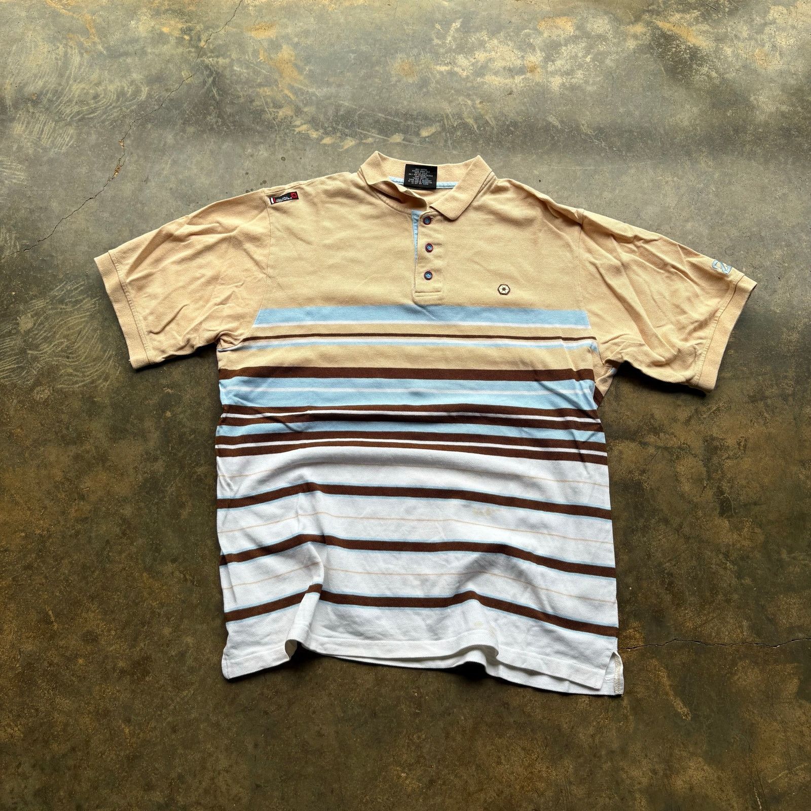Southpole Y2K Southpole Striped Polo Shirt Size US XL / EU 56 / 4 - 1 Thumbnail