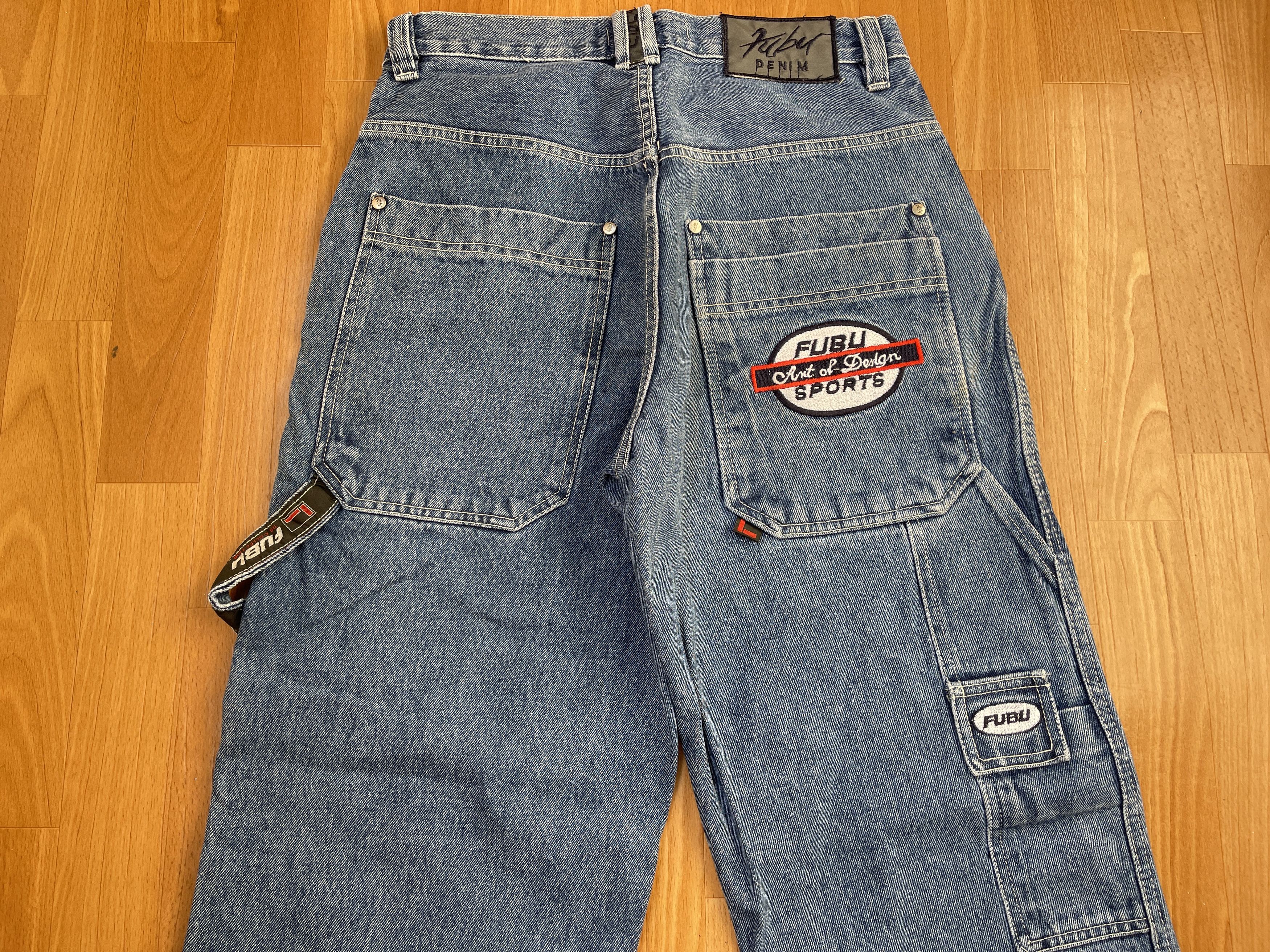 Fubu FUBU jeans, vintage baggy jeans, 90s hip hop skater Y2K 32 Size US 32 / EU 48 - 3 Thumbnail