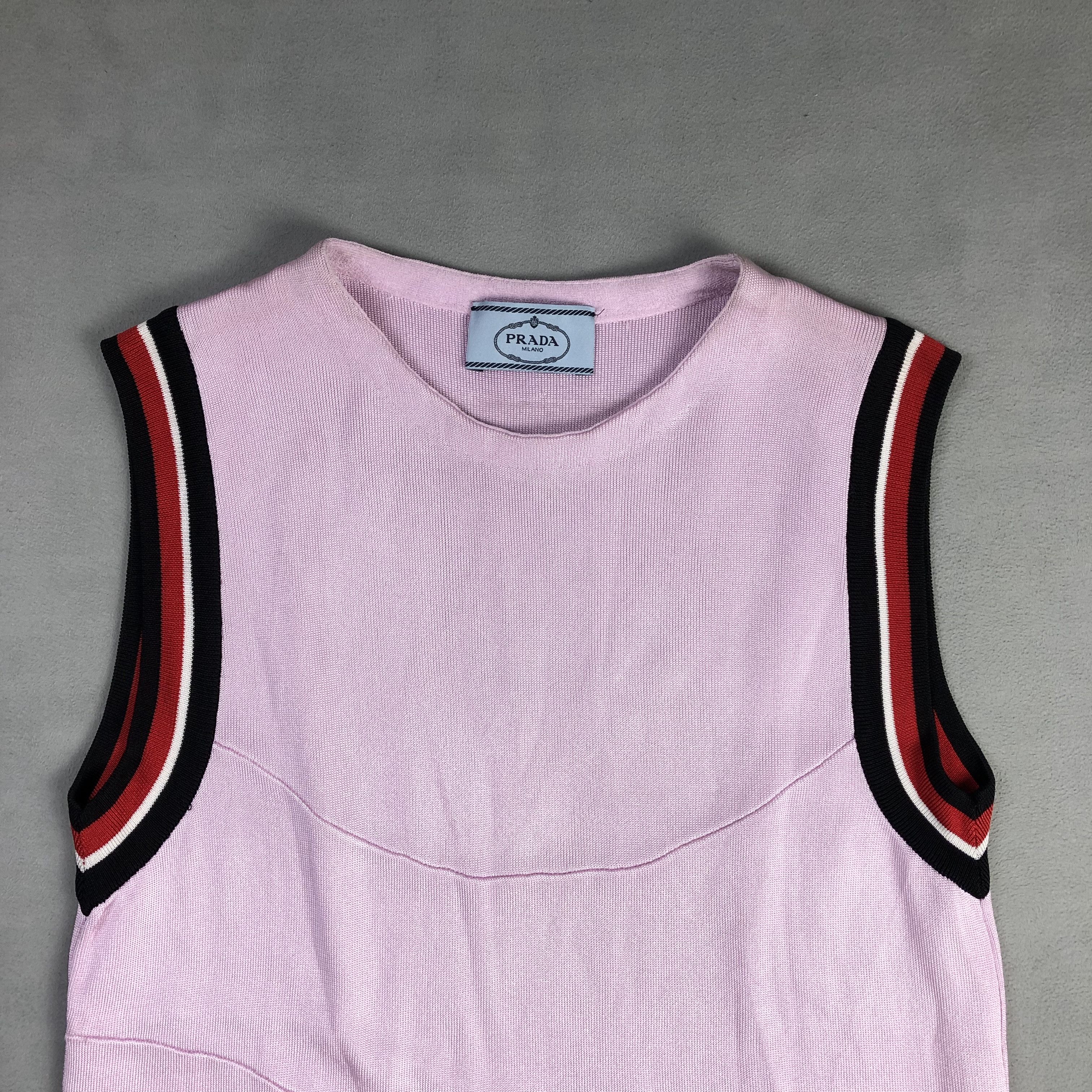 Prada Prada Viscose Sleeveless Top Size S / US 4 / IT 40 - 2 Thumbnail