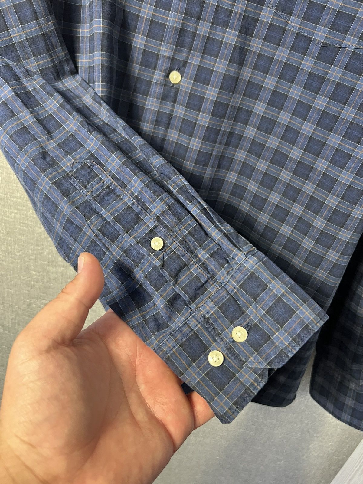 Barbour Barbour Button Up‎ Long Sleeve Checkered Shirt Size US L / EU 52-54 / 3 - 5 Thumbnail