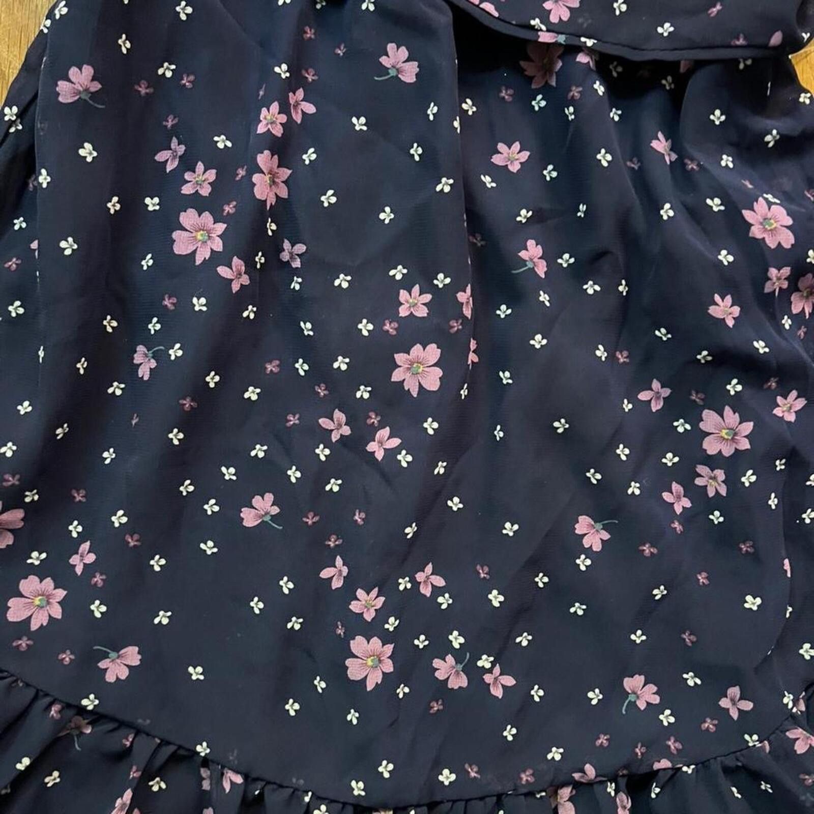 Other NWT B Darlin Navy floral fit + flare dress Size M / US 6-8 / IT 42-44 - 4 Thumbnail