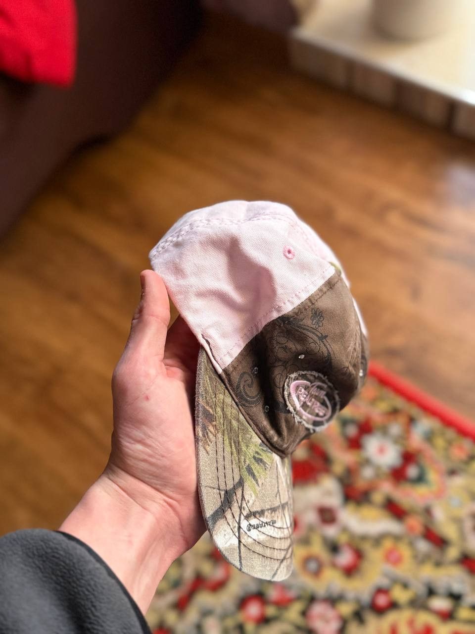 Japanese Brand VTG RealThree Camo Y2K Hat Cap Avant-Garde Size ONE SIZE - 2 Thumbnail