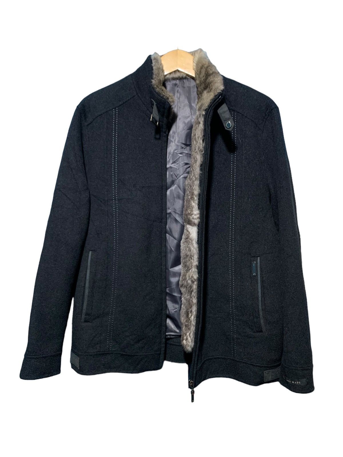 BALMAIN cashmere knit jacket reversible Balmain × Pierre Balmain