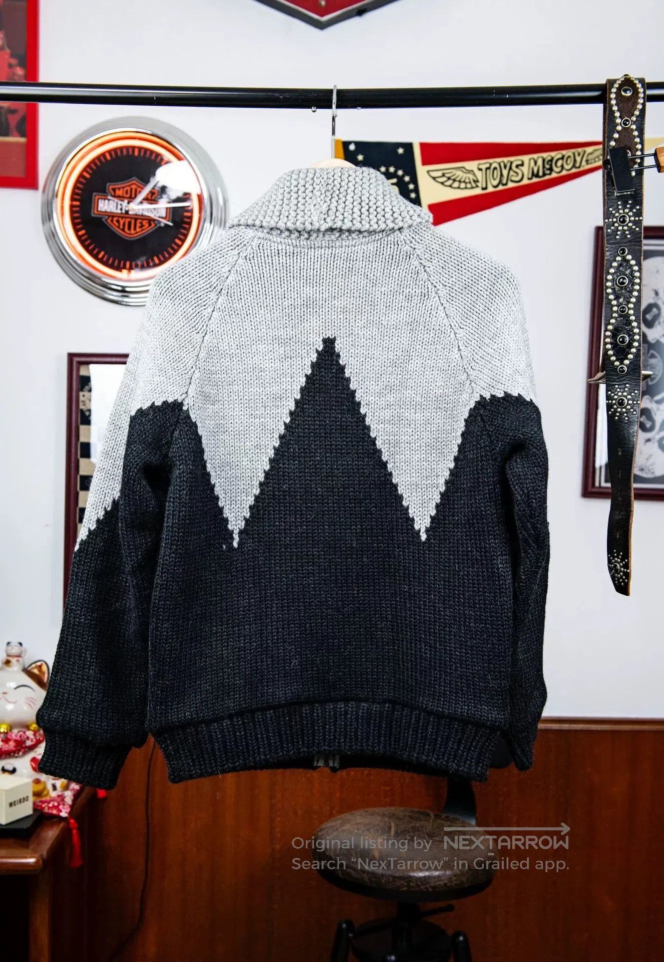 Other Heavyweight British Wool Sweater Coat. Size US S / EU 44-46 / 1 - 2 Thumbnail