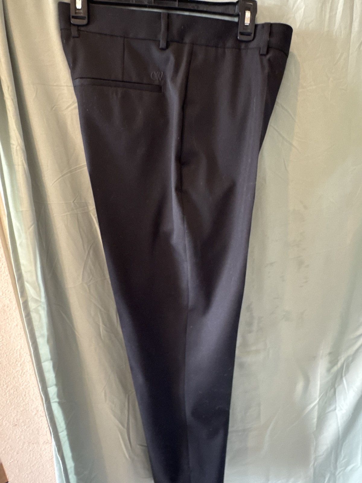 Off-White Off-White black slim jeans wool pants Size US 34 / EU 50 - 17 Thumbnail