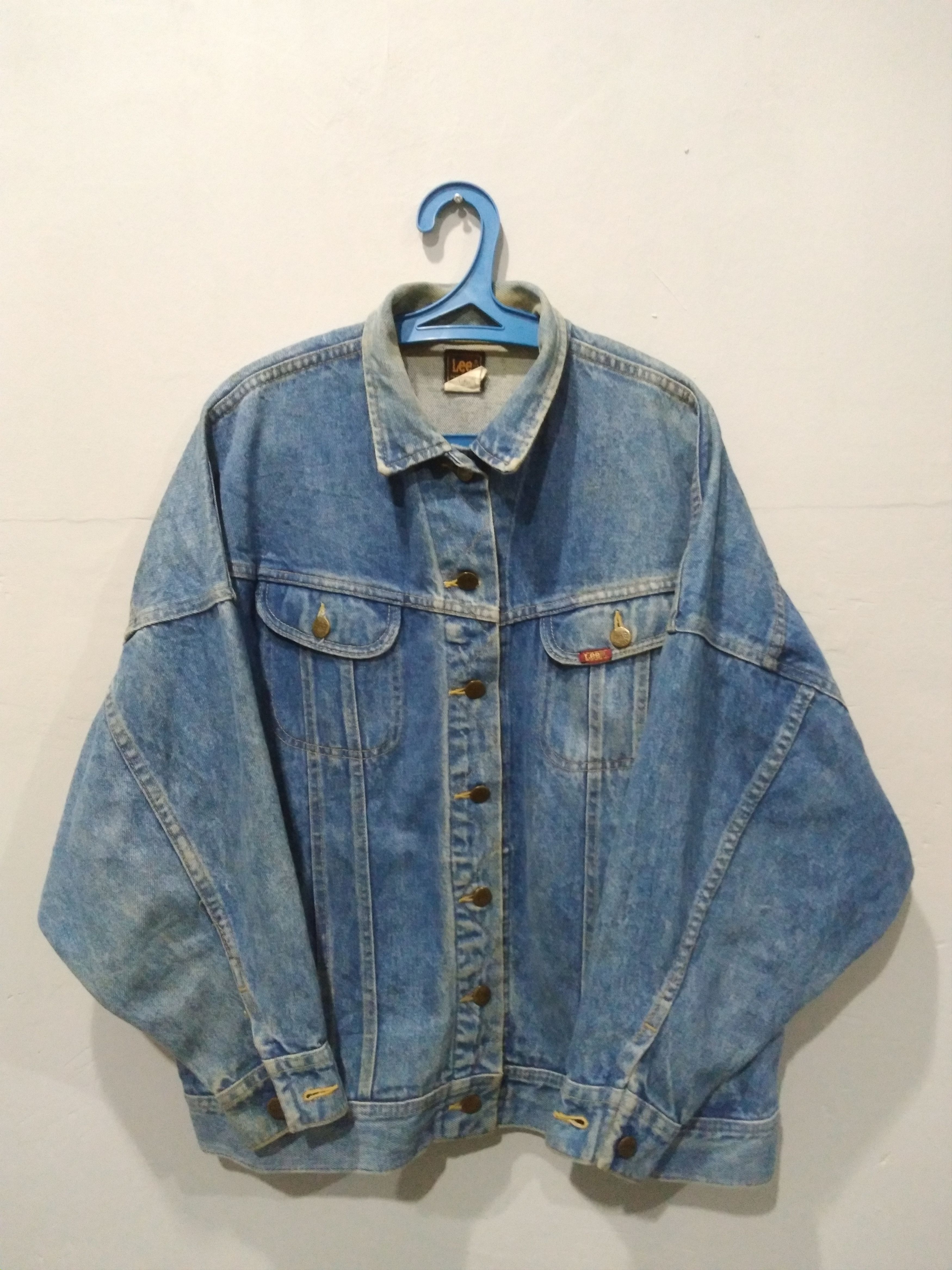Lee Vintage 90s Lee Riders Made In USA Classic Cutting Trucker Size US S / EU 44-46 / 1 - 1 Thumbnail