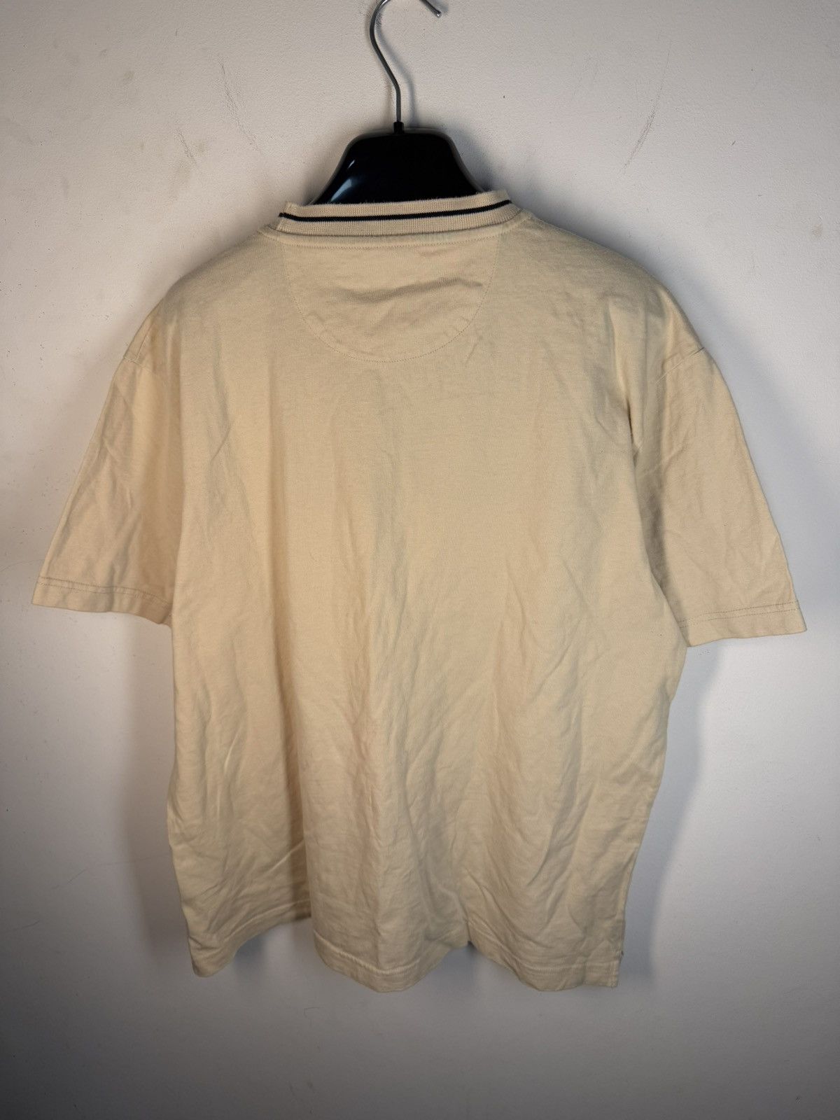 Yves Saint Laurent 90s YSL T-Shirt Beige Size US L / EU 52-54 / 3 - 8 Thumbnail