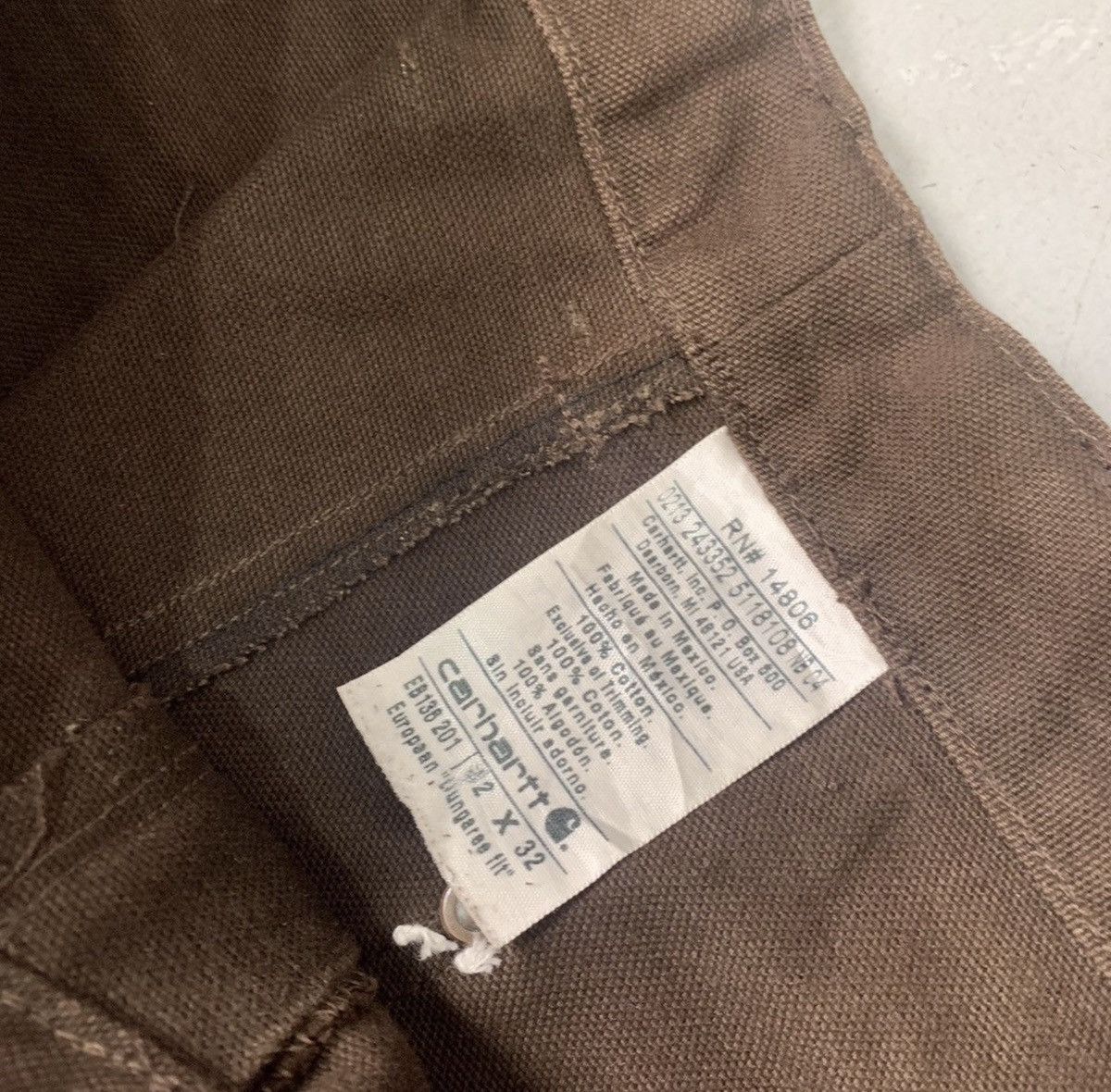 Carhartt Vintage 1of1 custom block print carhartt double knee Size US 32 / EU 48 - 6 Thumbnail