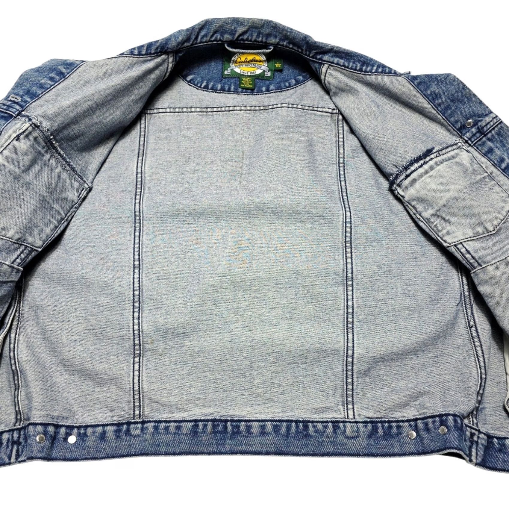 Vintage VINTAGE Cabela’s Denim Jacket Jean Women’s 90s Size Large Outdoor Size 36" / US 14 / IT 50 - 2 Thumbnail