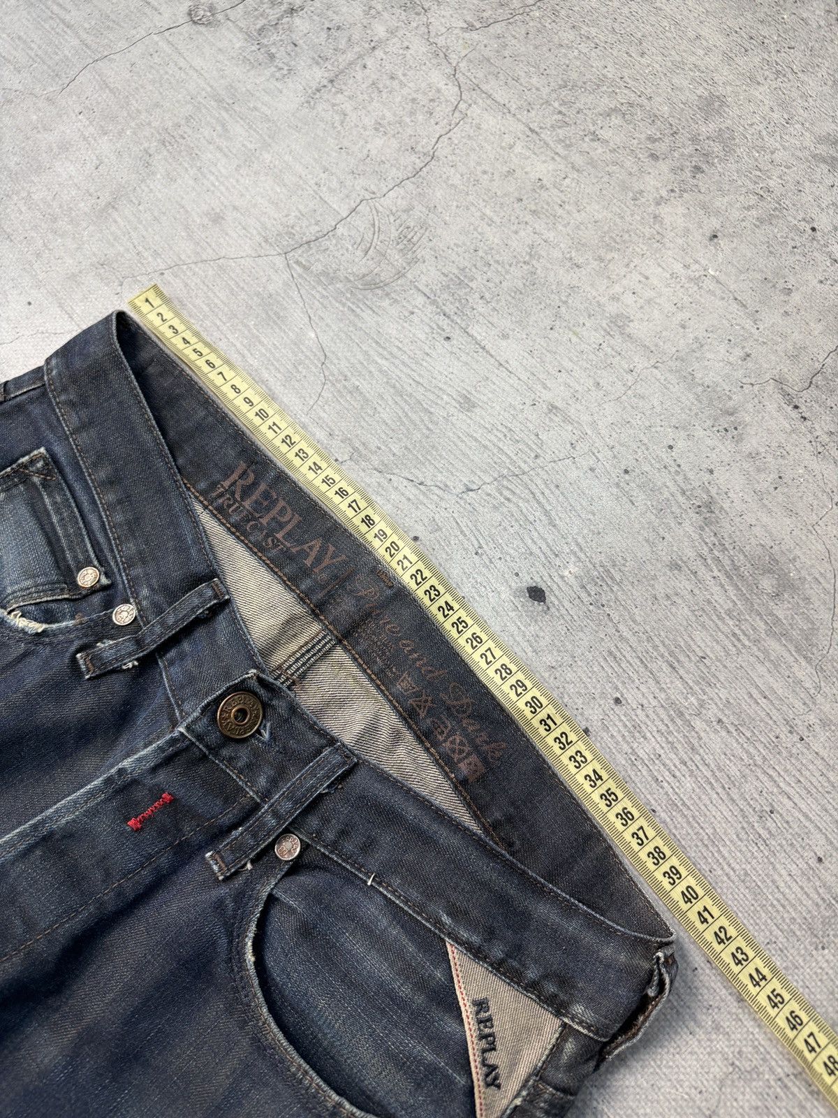 Replay Vintage Y2K Replay Jeans Washed Faded streetwear size 30 Size US 30 / EU 46 - 8 Thumbnail
