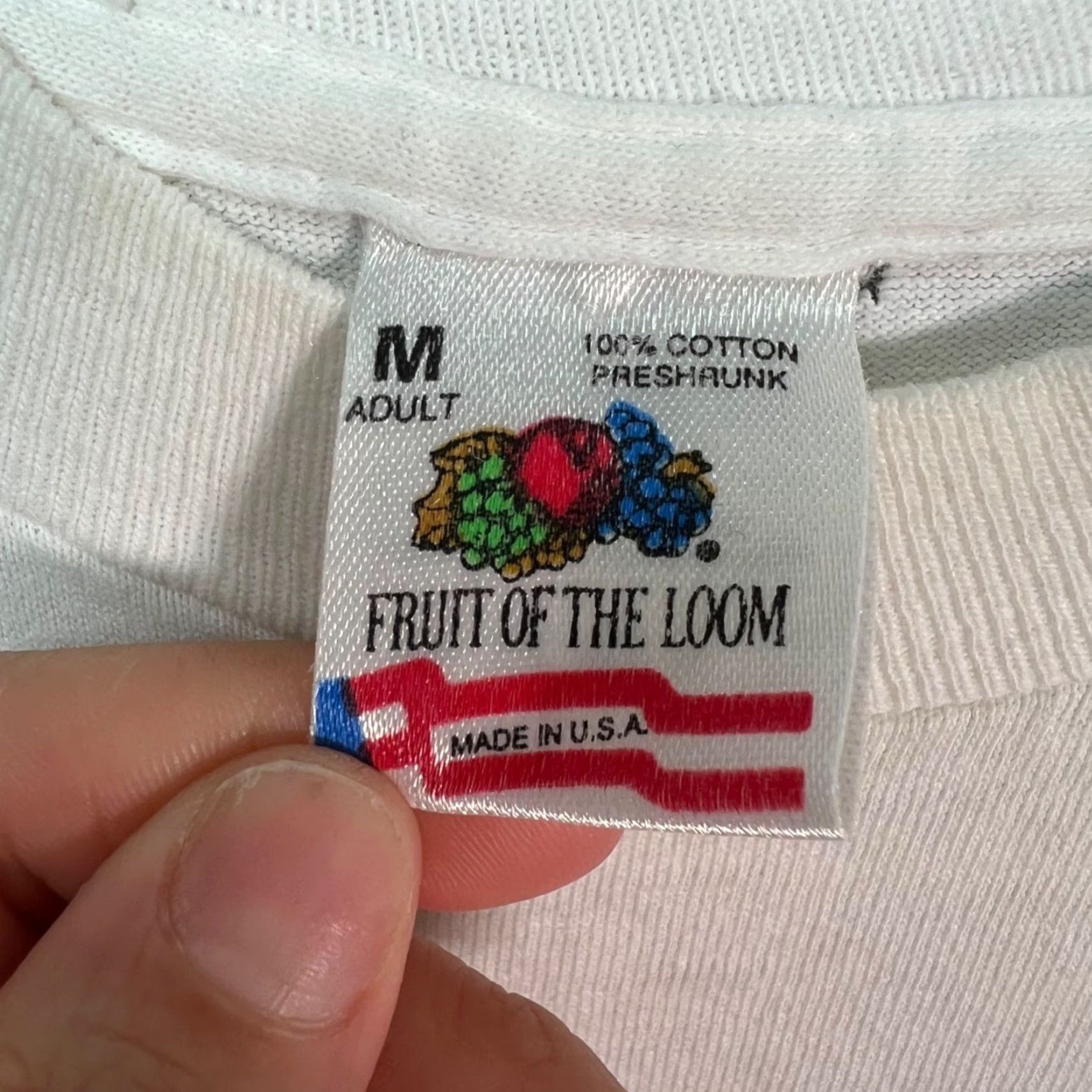 Fruit Of The Loom VTG IROC Trans Am Tommy Archer Dodge Racing White T-Shirt Mens Medium USD USA Made Size US M / EU 48-50 / 2 - 3 Thumbnail