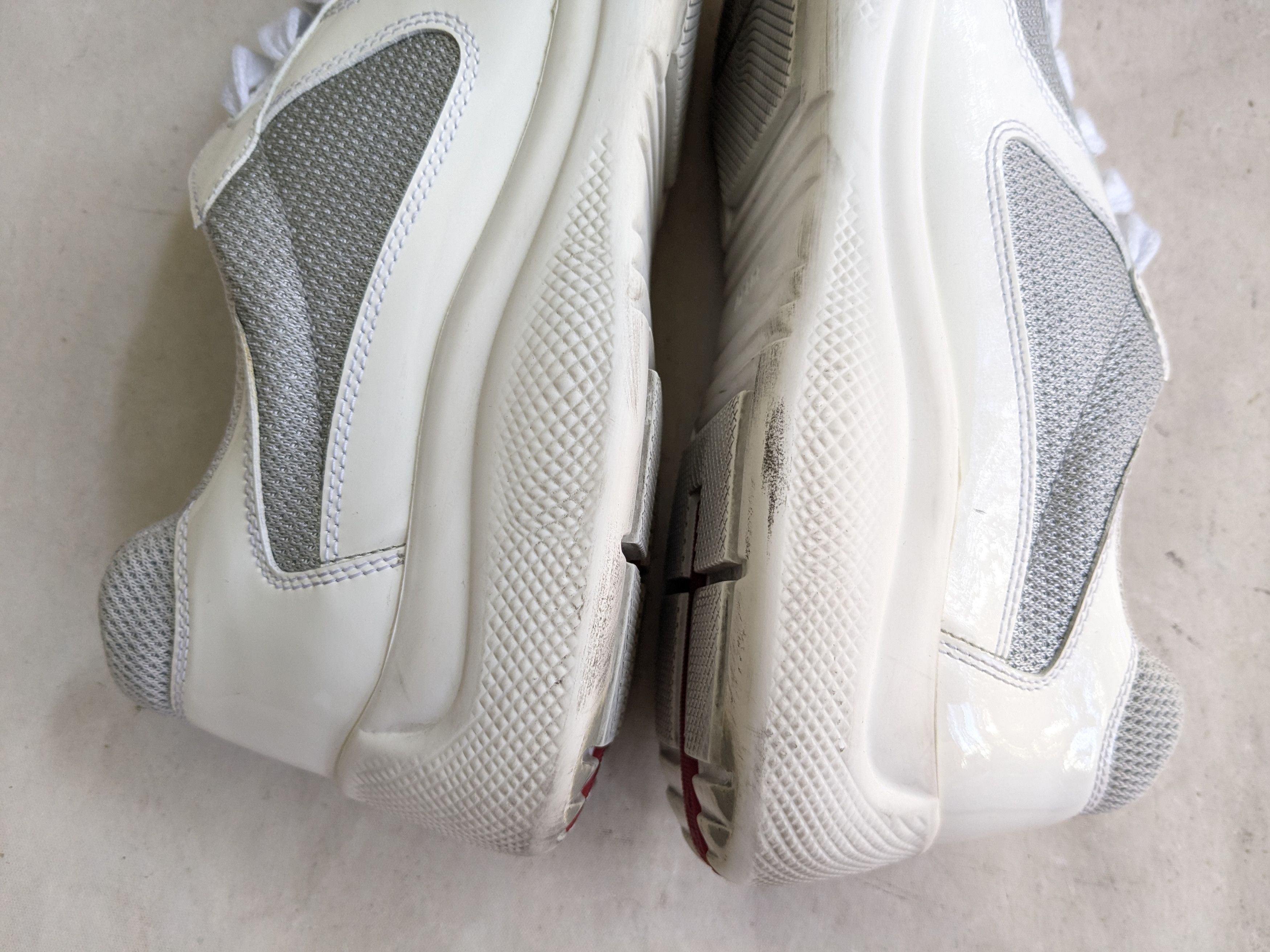 Prada Prada America's Cup White Patent Leather 11 Low Top Size US 11 / EU 44 - 3 Thumbnail