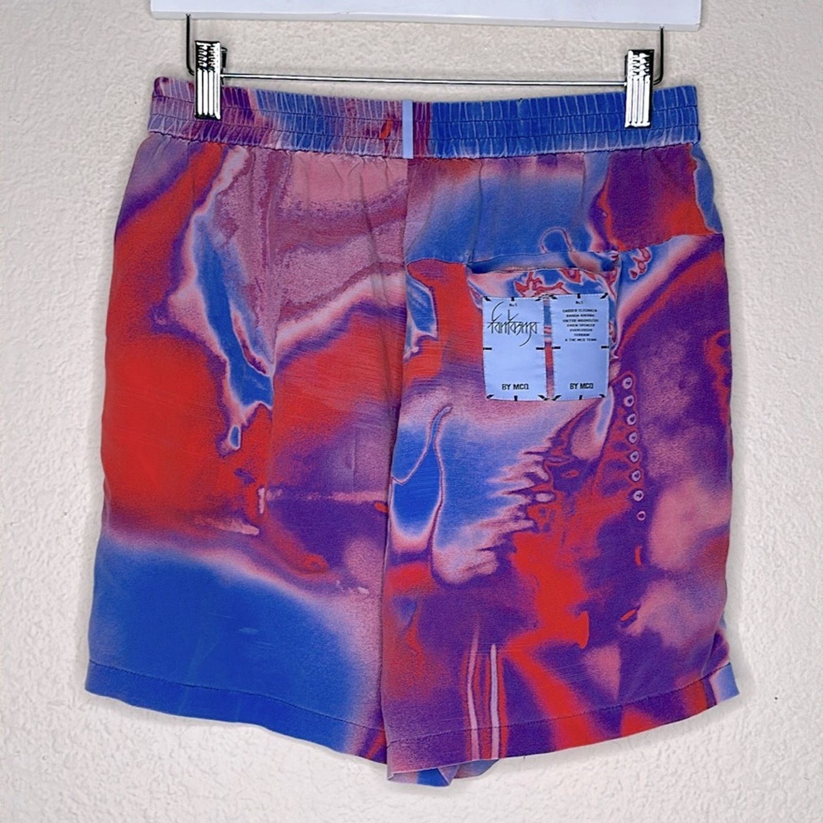 Alexander McQueen Alexander McQueen Fantasma by McQ Silk Heat Pattern Shorts M Size 28" / US 6 / IT 42 - 10 Thumbnail
