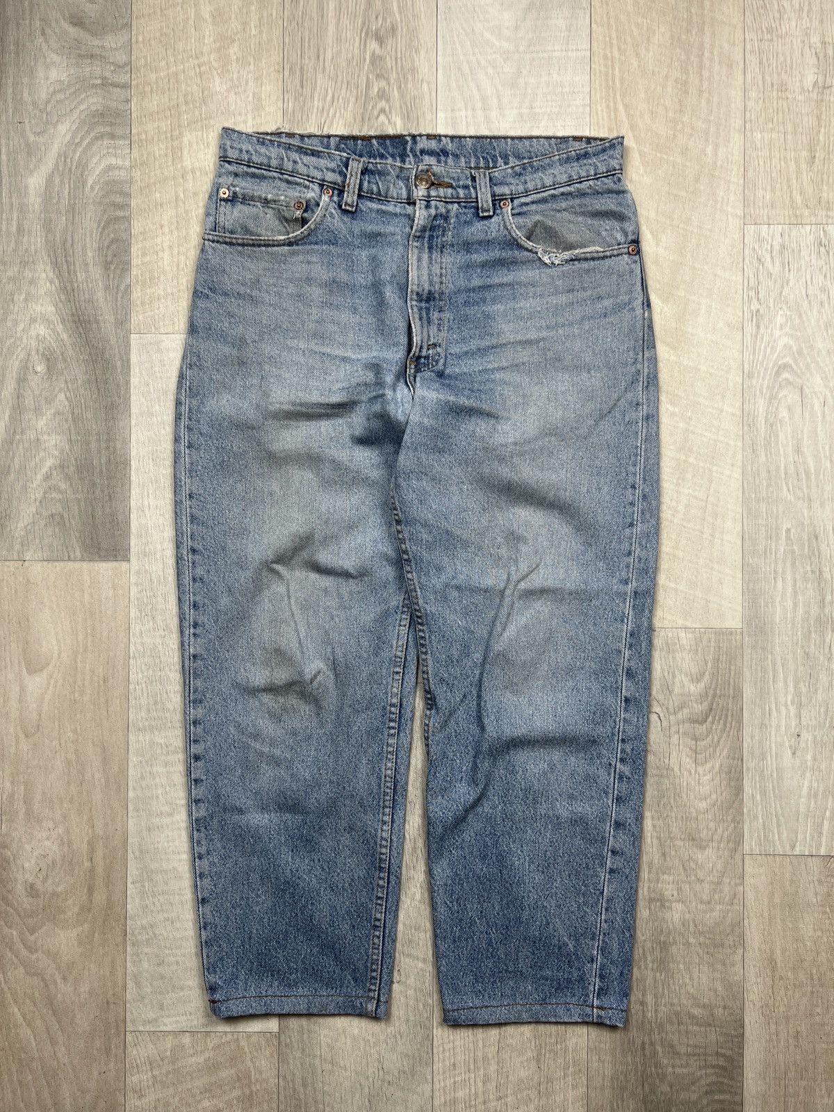 Levi's Levi’s 550 Made in USA Vintage Denim Jeans Pants (Y0345) Size US 34 / EU 50 - 1 Thumbnail