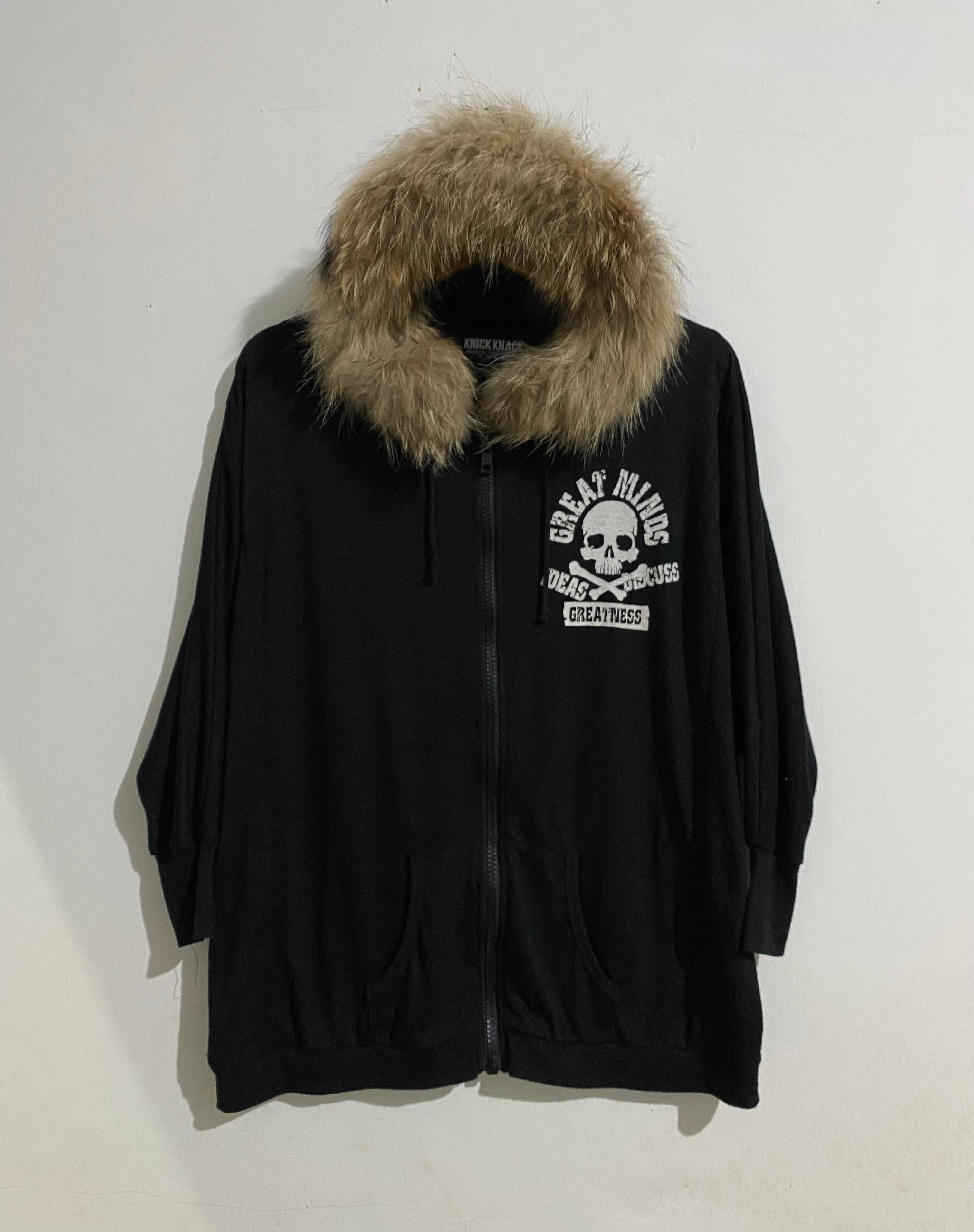 Other Japanese Fur knick knack great minds Skull zipp hoodie Size US L / EU 52-54 / 3 - 1 Thumbnail