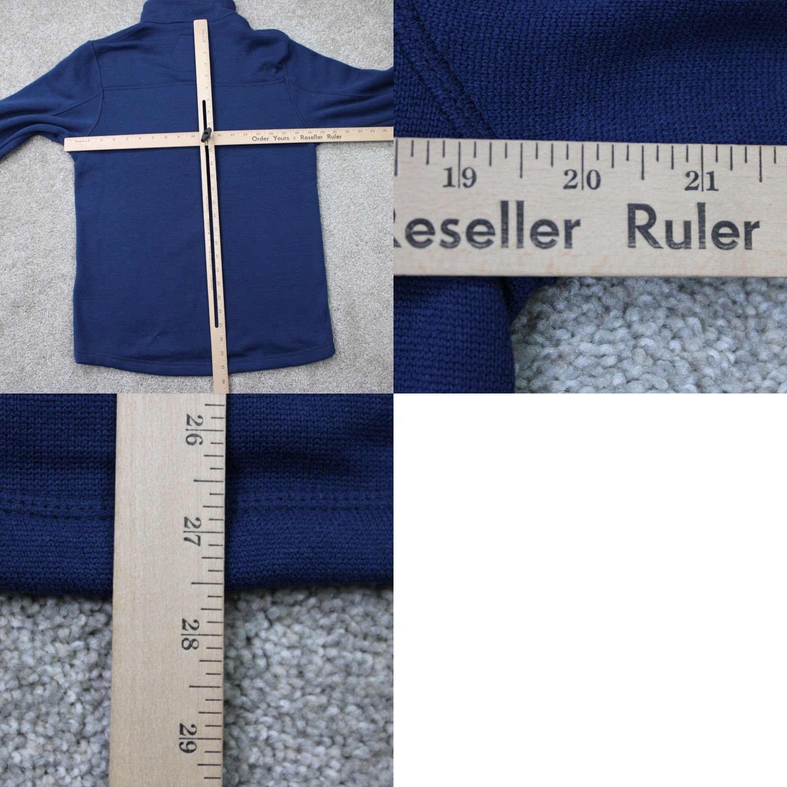 Durango Pnuma Sweatshirt Pullover 1/4 Zip Blue Mens Small Fleece NWT Size US S / EU 44-46 / 1 - 9 Thumbnail