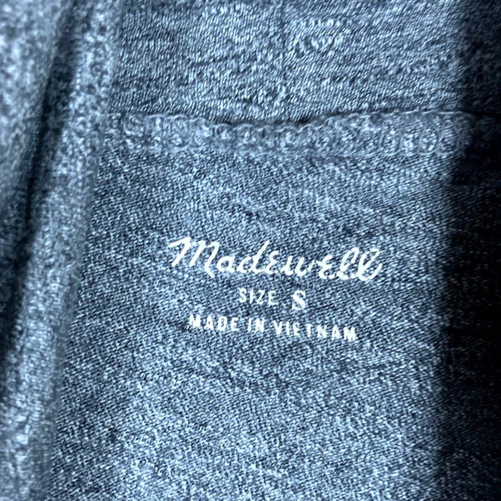 Madewell Madewell Womens Sweater Gray High Neck Pullover Lightweight 100% Cotton Small Size S / US 4 / IT 40 - 6 Thumbnail