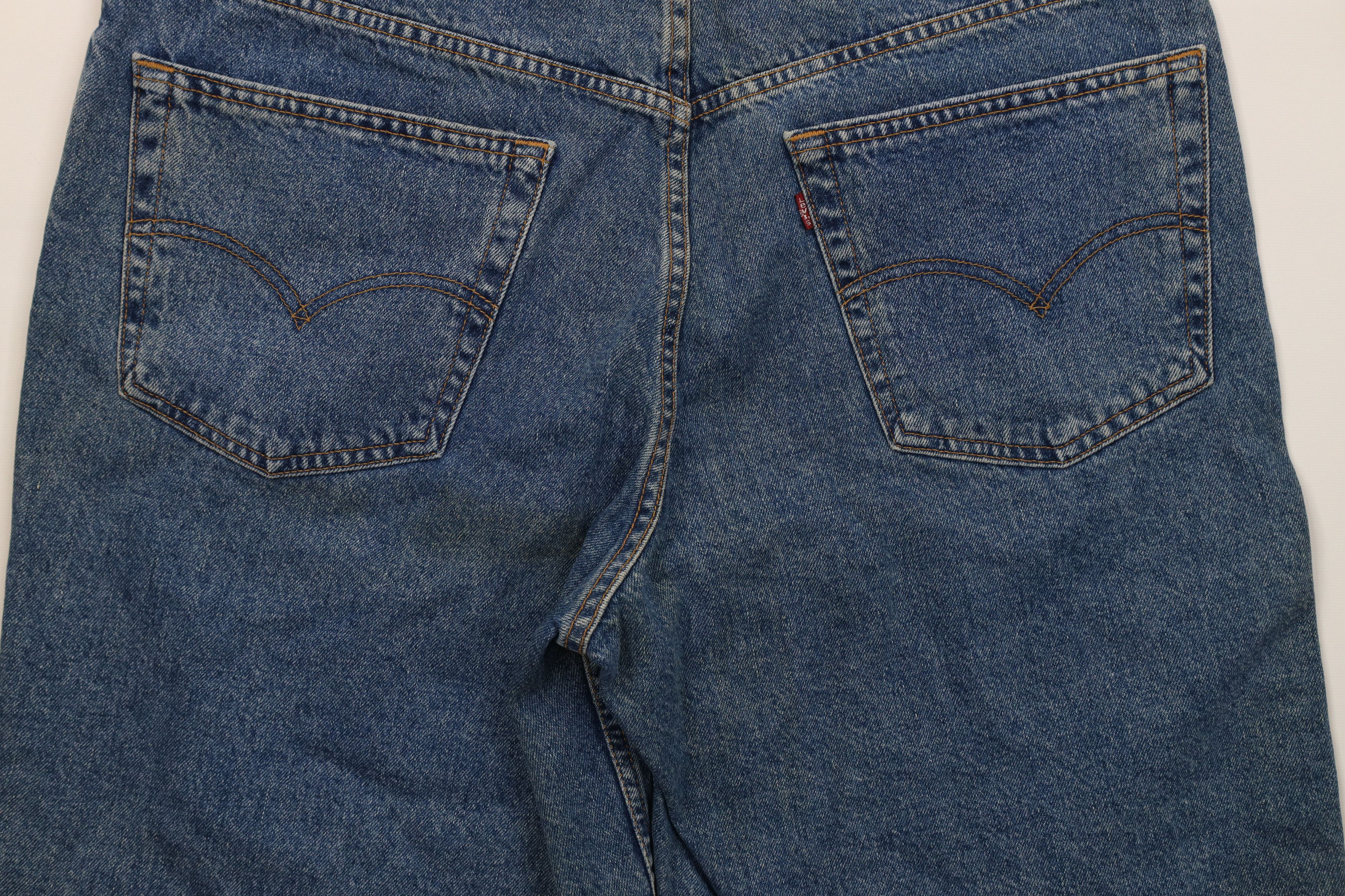 Levi's Vintage 90s Levis 550 Fit Denim Jean Shorts Jorts Blue Size US 38 / EU 54 - 12 Thumbnail