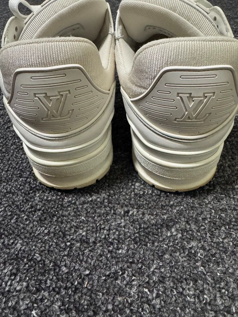 Louis Vuitton Louis Vuitton Trainer S neaker leather-rubber logoed low-c Size US 7.5 / EU 40-41 - 3 Thumbnail