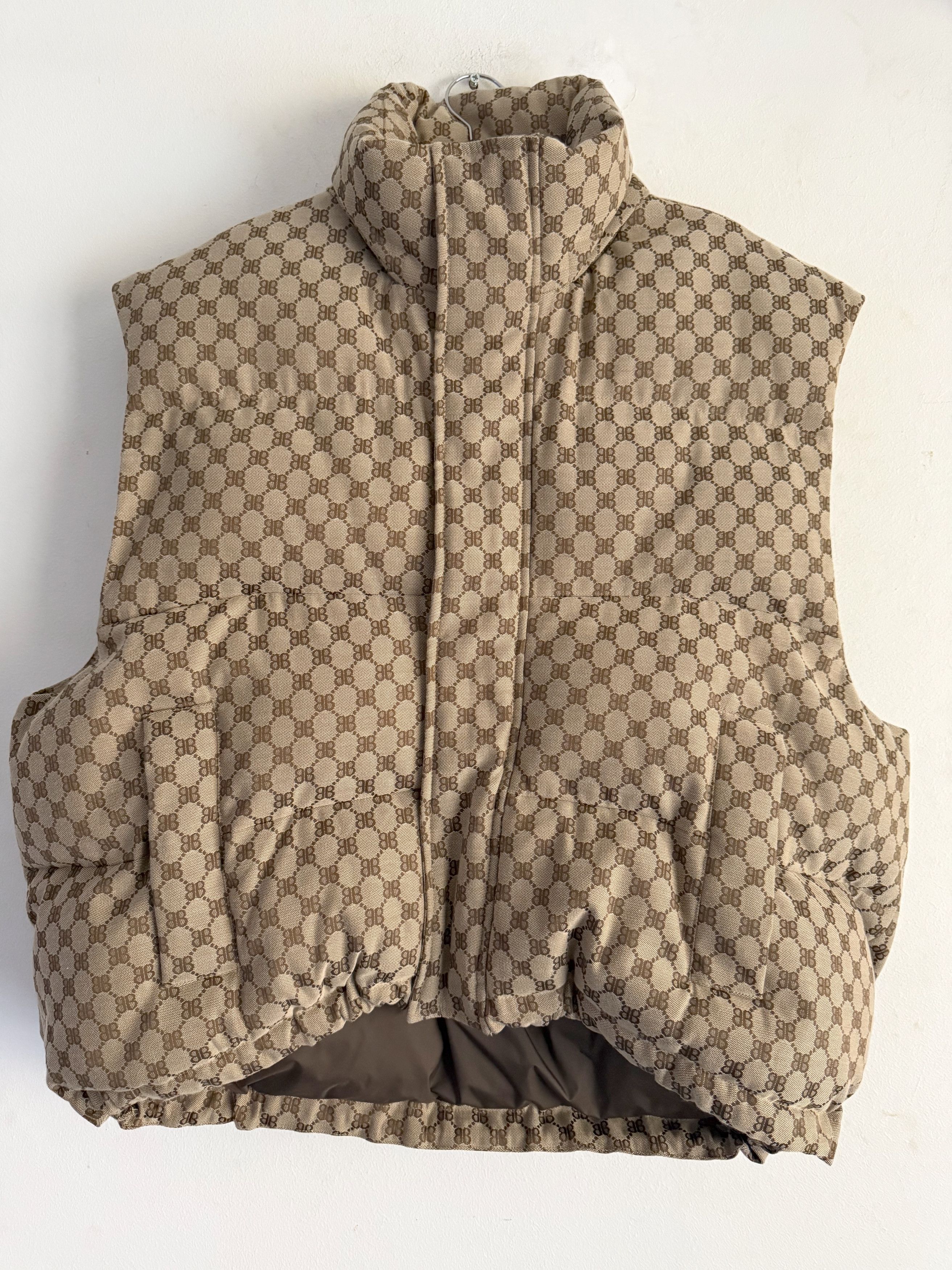 Balenciaga × Gucci Padded Vest Monogram Hood Size US M / EU 48-50 / 2 - 7 Thumbnail