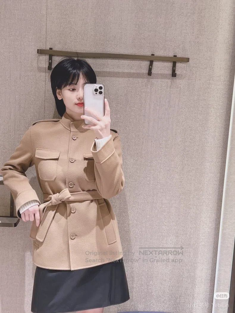 Max Mara Max Mara Autumn Winter Elegant Buttoned Short Coat Size 4XL / US 24-26 - 1 Thumbnail