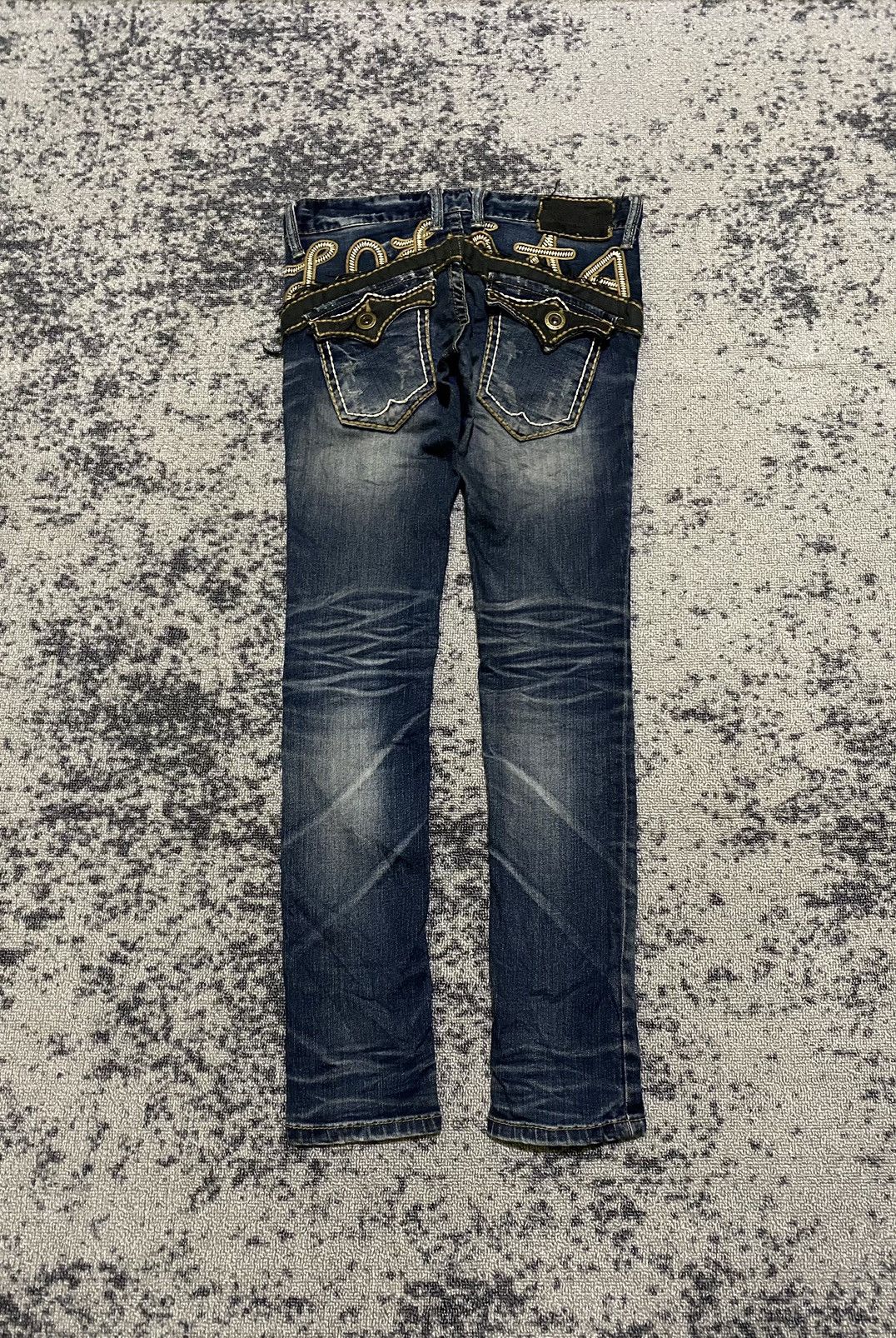 If Six Was Nine × Japanese Brand Y2k Lolita ifsixwasnine skinny jeans Size 29" - 1 Thumbnail