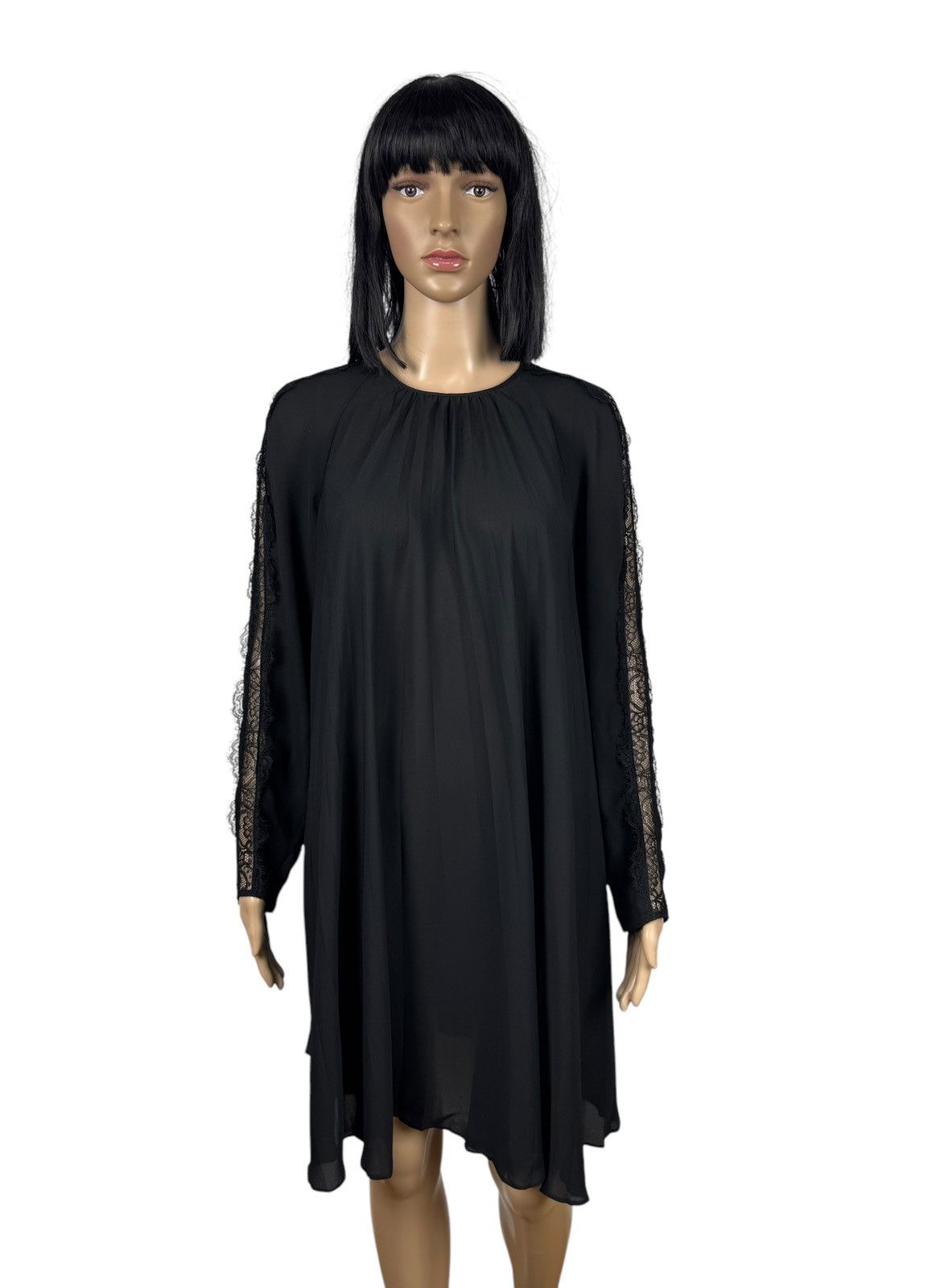 RED Valentino RED Valentino Short Pleated Dress with Lace size 42 Size M / US 6-8 / IT 42-44 - 1 Thumbnail