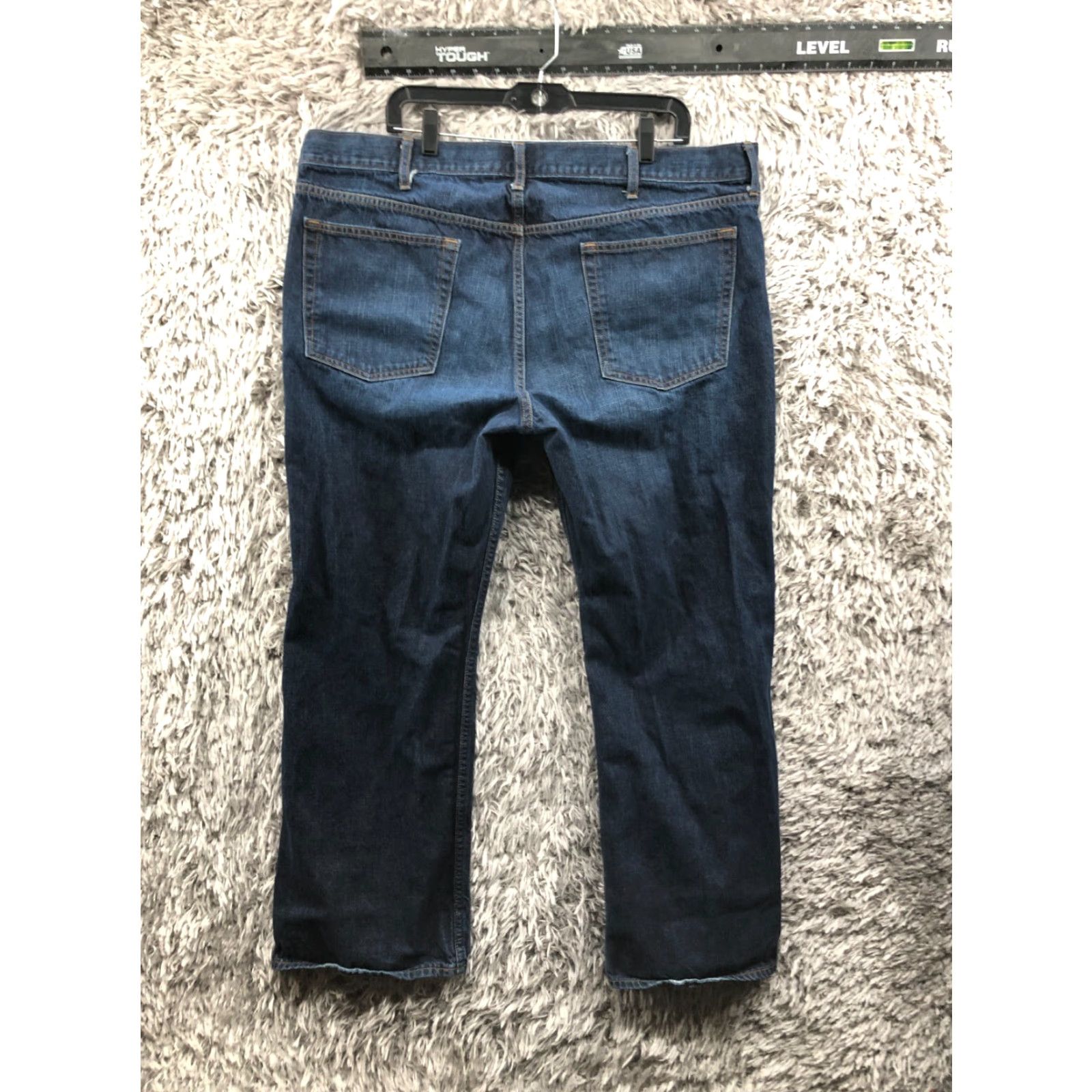 Old Navy Old Navy Jeans Straight Mens Size 42x32 Blue Mid Rise Denim 5-Pocket Regular Waist Belt Loops Comfort Size US 42 / EU 58 - 5 Thumbnail