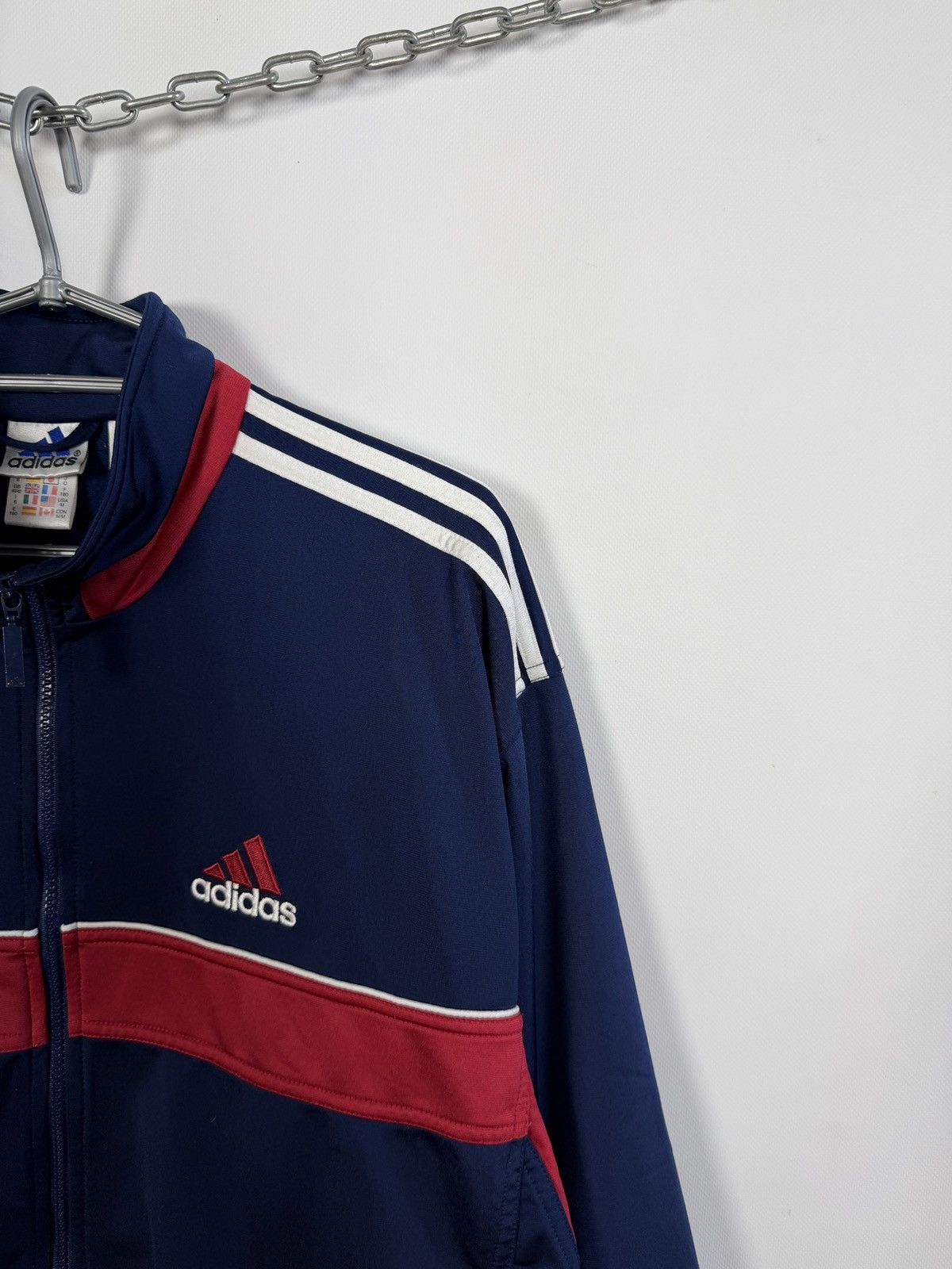 Adidas Adidas Vintage 90s Track Jacket Retro Streetwear Size M Size US M / EU 48-50 / 2 - 3 Thumbnail