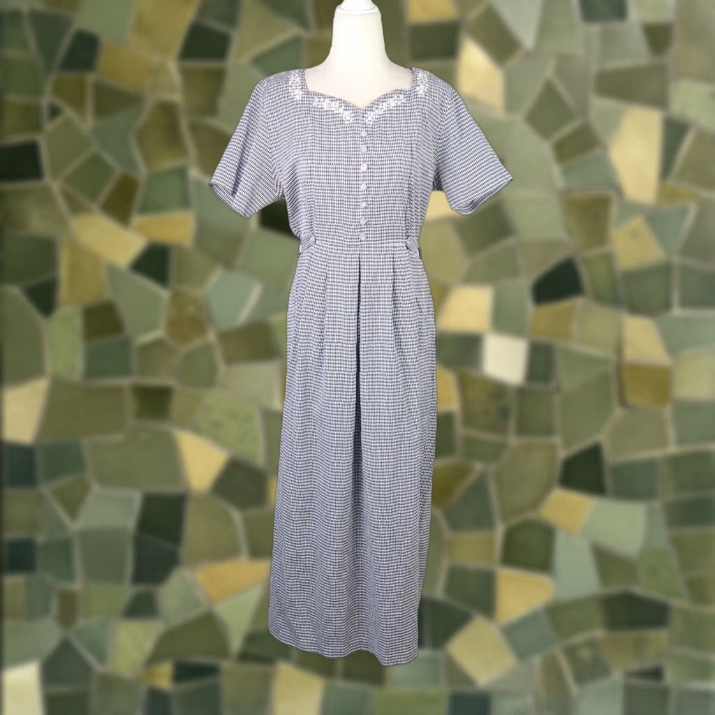 90s gingham dress Gingham Maxi Dress Free Shipping