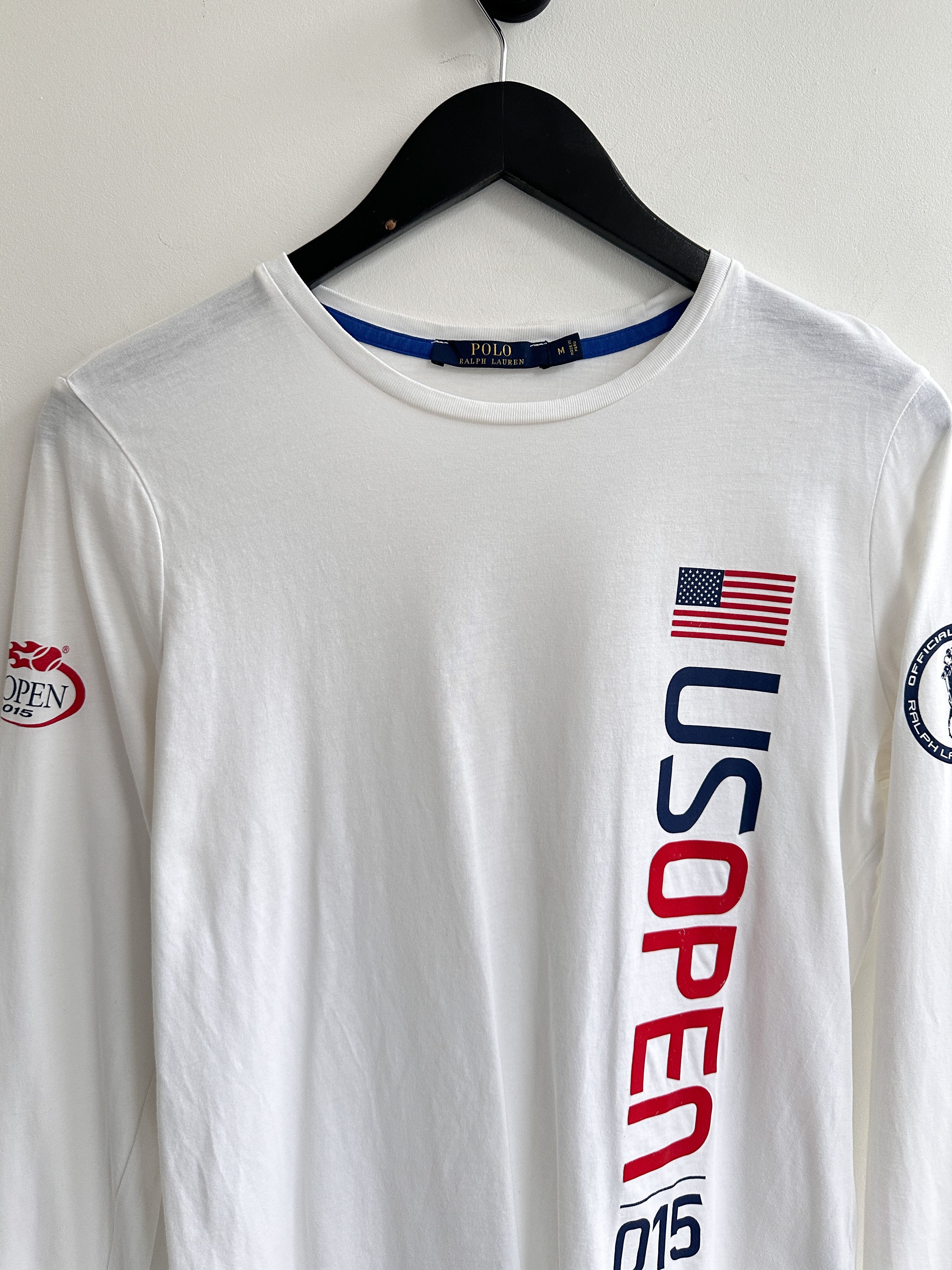 Polo Ralph Lauren Polo Ralph Lauren US Open Longsleeve Tee Shirt Size M / US 6-8 / IT 42-44 - 2 Thumbnail