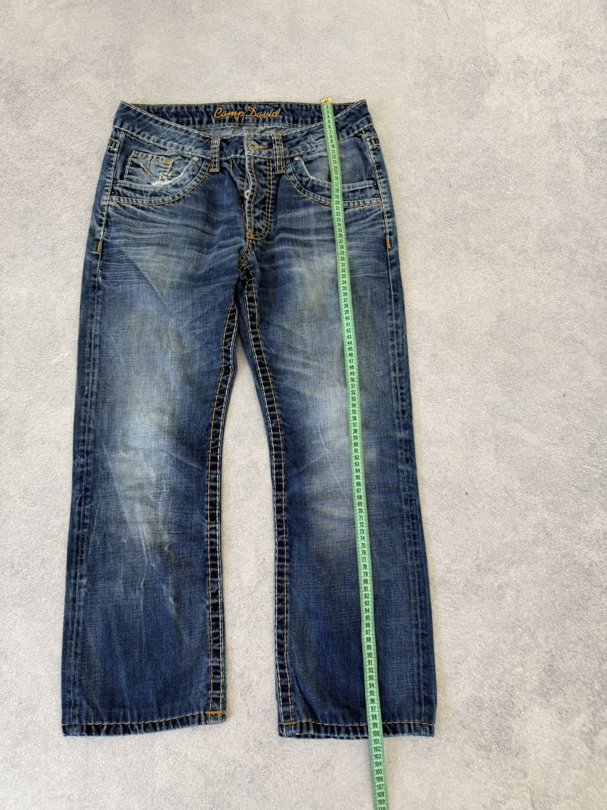 Hedi Slimane Vintage Dior Hedi Slimane Style Washed Denim Jeans Size US 32 / EU 48 - 12 Thumbnail