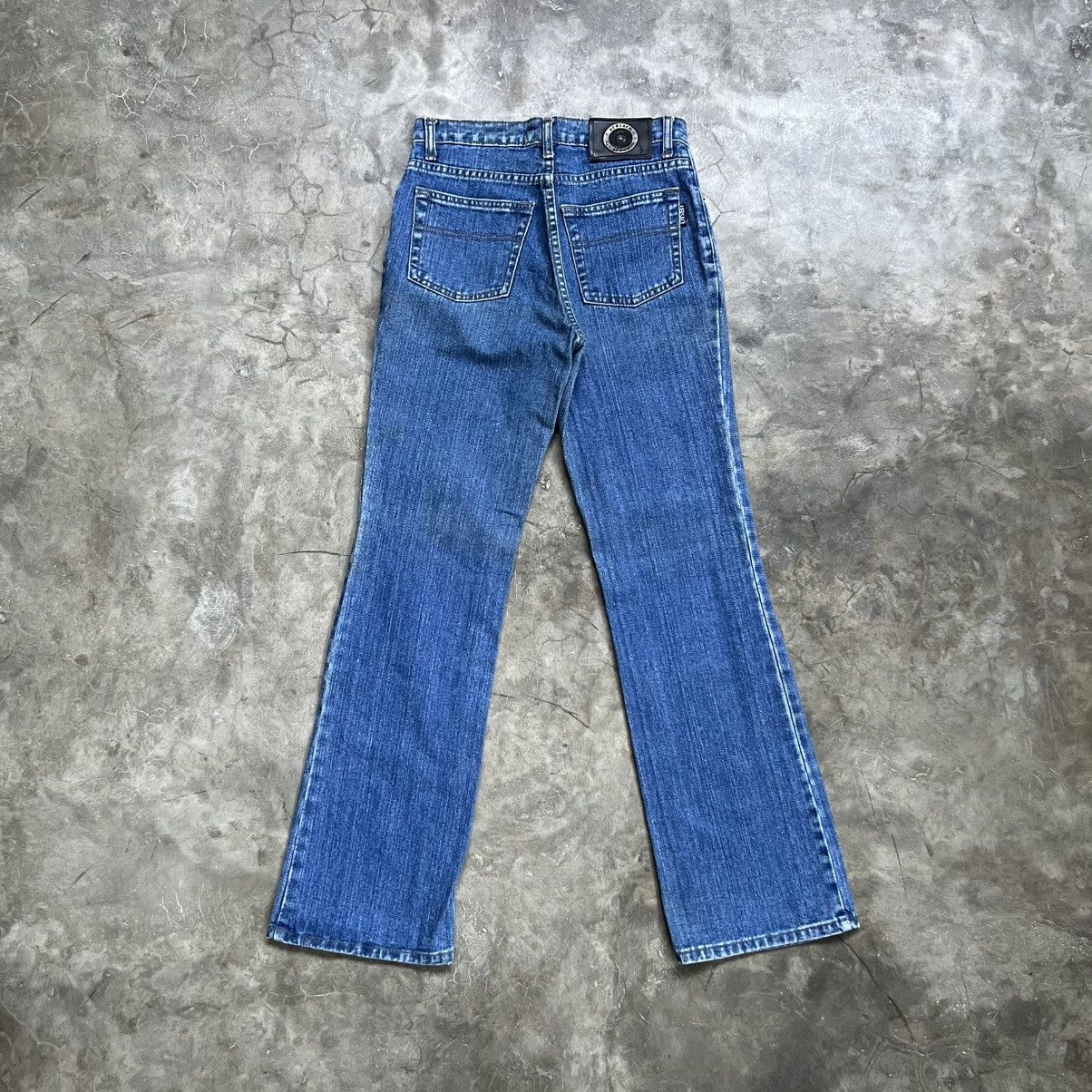 Versace Vintage 90s Versace Couture bootcut Jeans Size US 27 - 2 Thumbnail