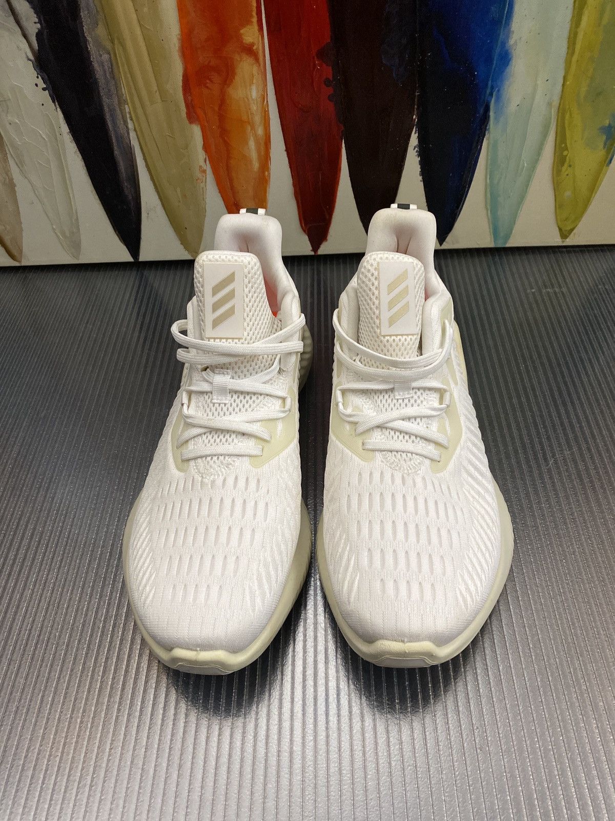 Adidas adidas Alphabounce Plus Great White 10 VGC Size US 10 / EU 43 - 2 Thumbnail