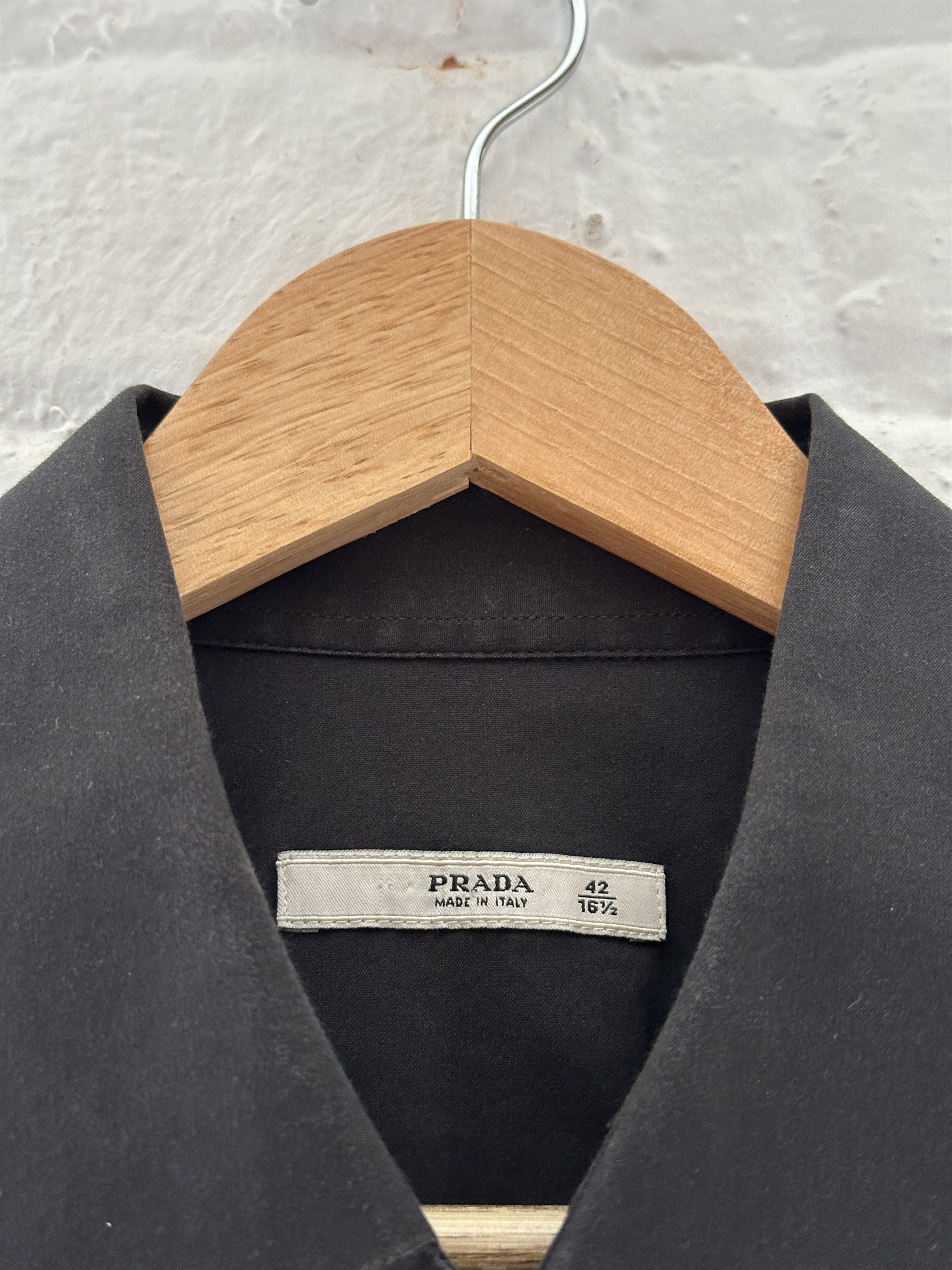 Prada Prada Short Sleeve Button Up Shirt Size US L / EU 52-54 / 3 - 2 Thumbnail