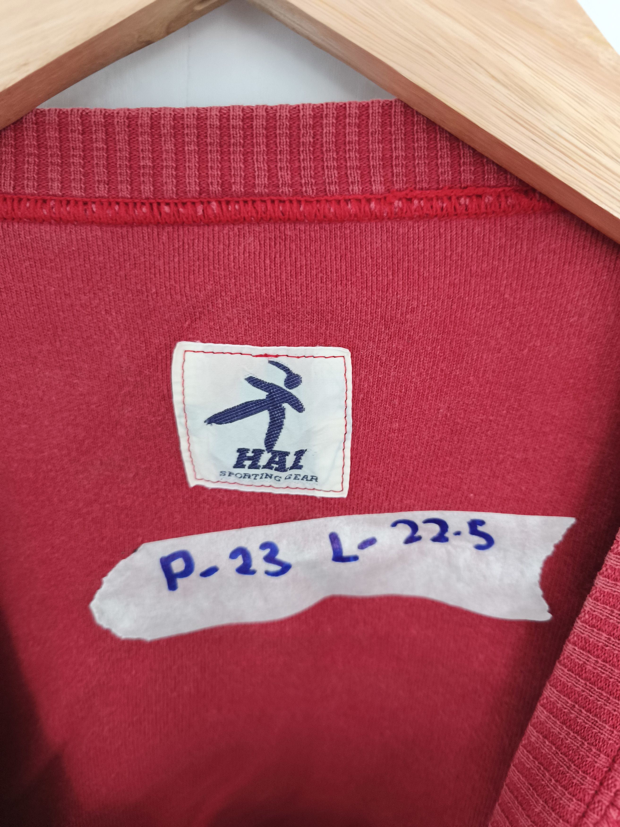Hai Sporting Gear × Issey Miyake Vintage Hai Sporting Gear Back Big Print Sweatshirt Size US M / EU 48-50 / 2 - 3 Thumbnail