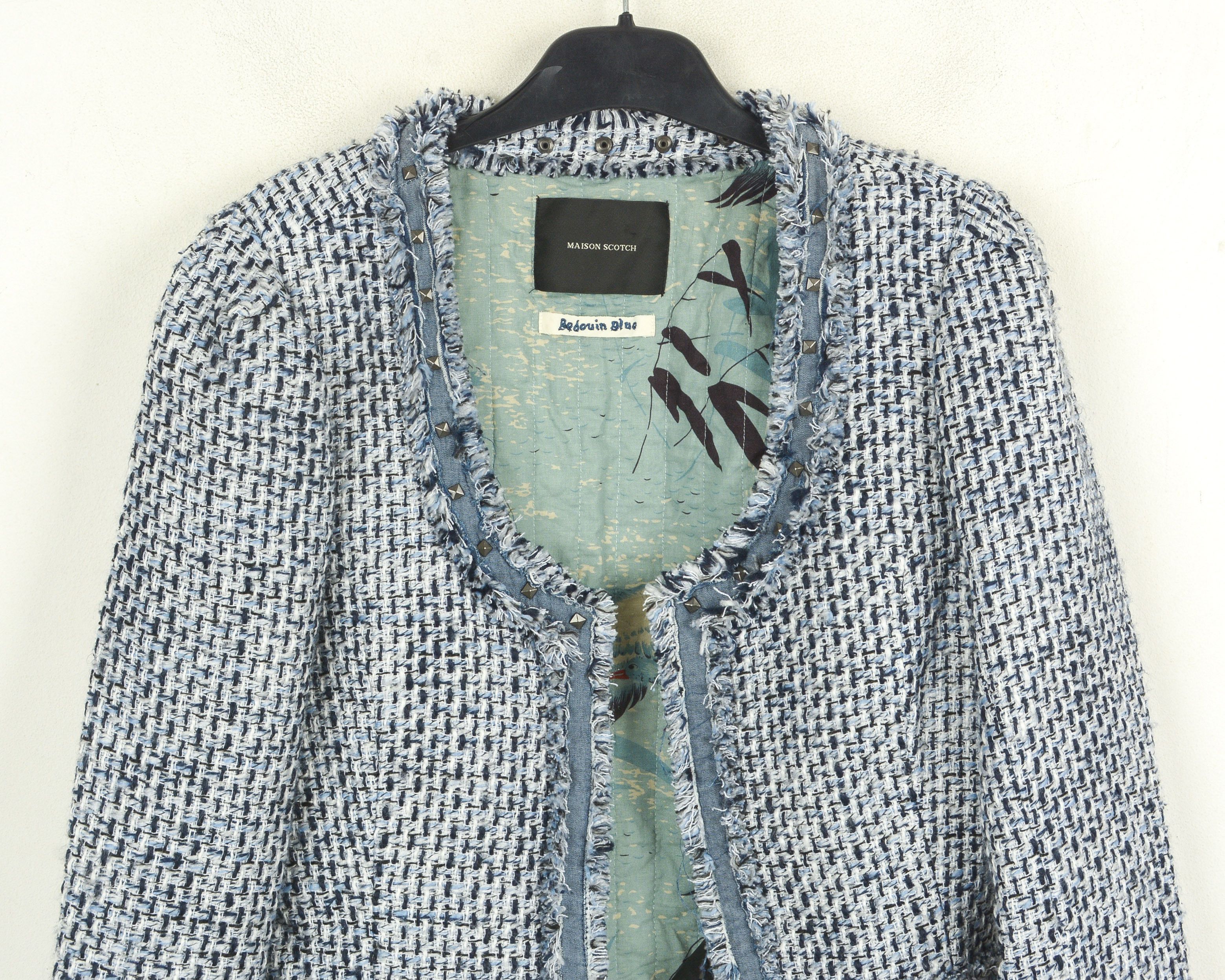 Maison Scotch Bedouin M Size 2 Blazer Jacket Suit Square Neck Coat Size M / US 6-8 / IT 42-44 - 2 Thumbnail