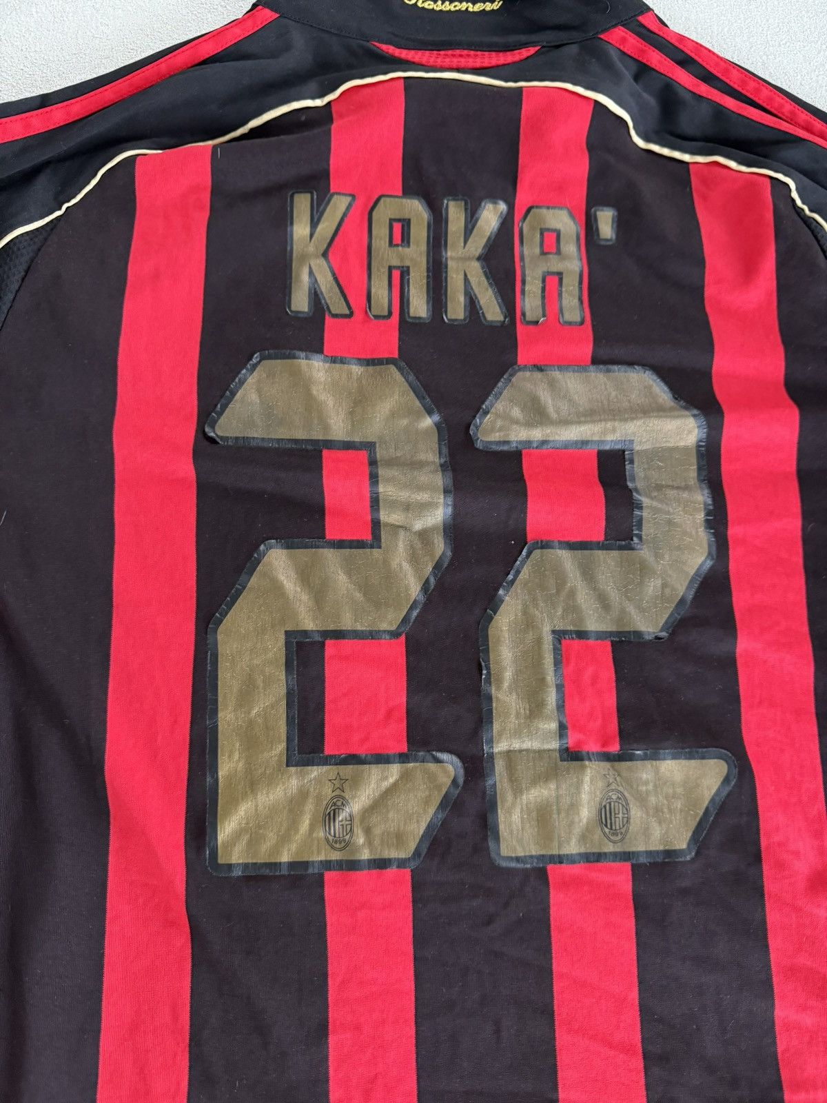 Adidas Ac Milan Vintage Jersey Size US XL / EU 56 / 4 - 5 Thumbnail