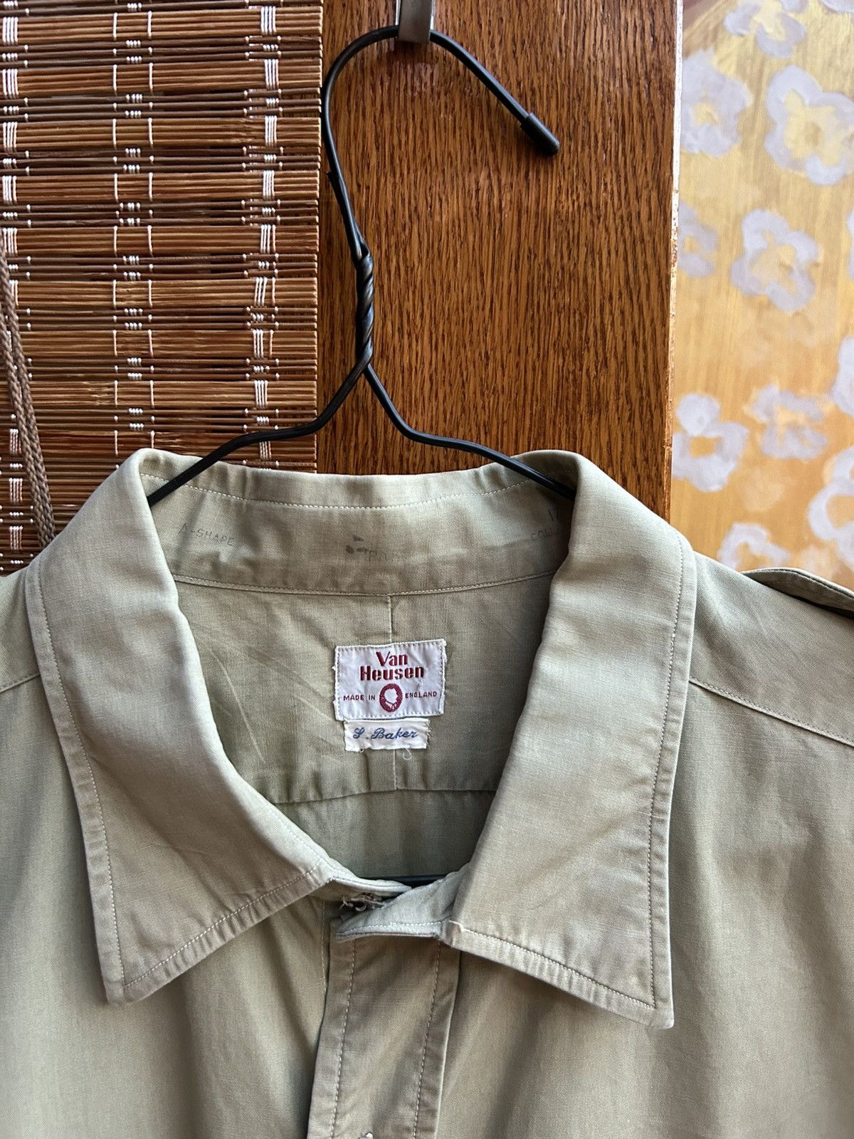 Van Heusen 50’s British Army Officer’s Shirt By Van Heusen Size US XL / EU 56 / 4 - 6 Thumbnail