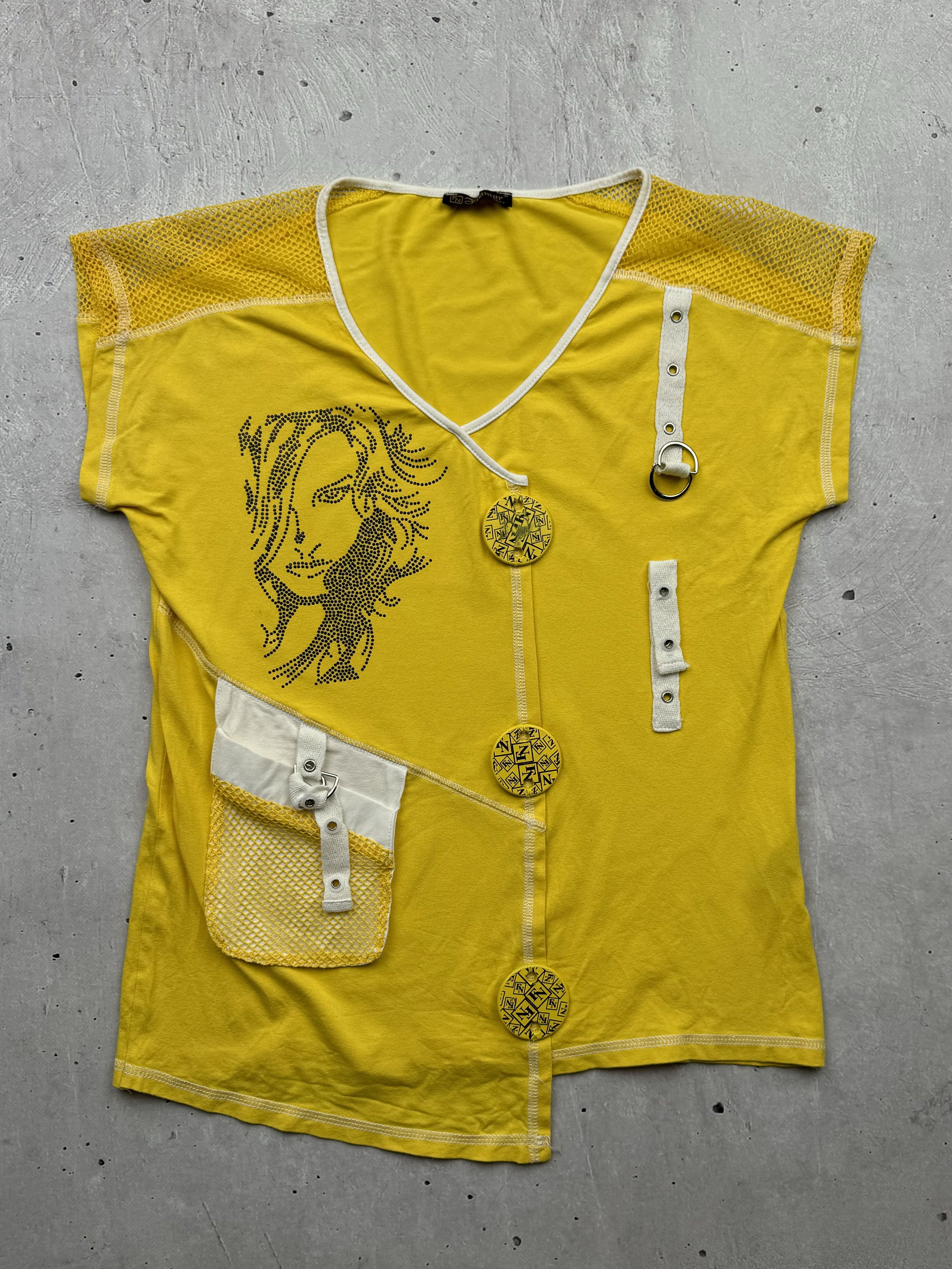 Japanese Brand × Vintage Vintage Mesh Bondage T-Shirts Size L / US 10 / IT 46 - 1 Thumbnail