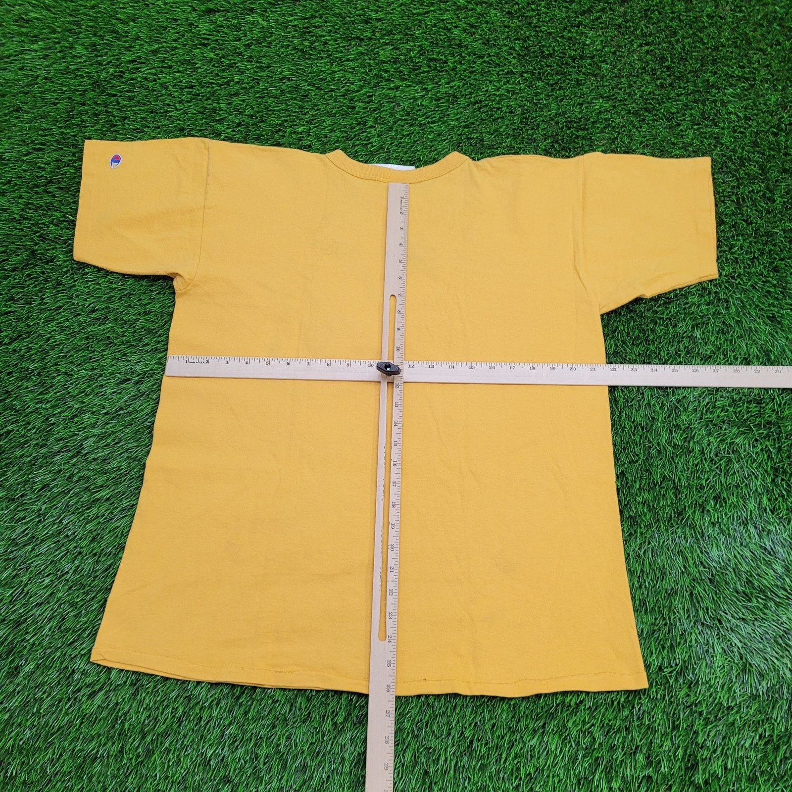 Champion Vintage 90s Champion Shirt Womens XL 22x26 Yellow USA Size XL / US 12-14 / IT 48-50 - 6 Thumbnail
