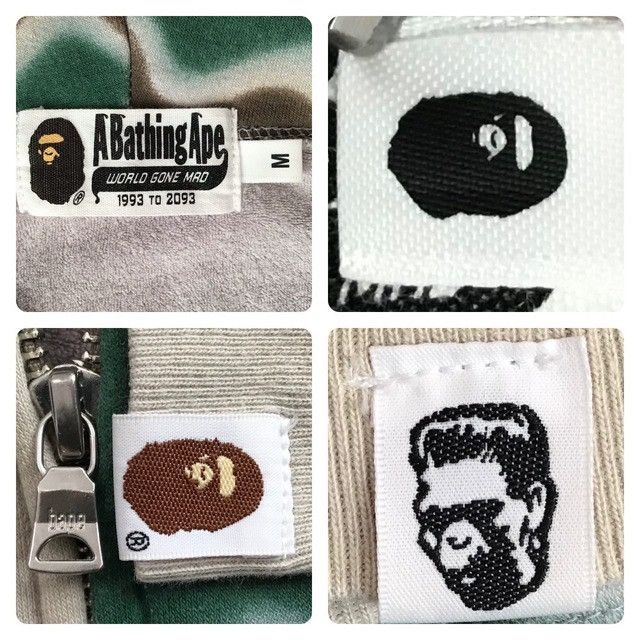 Bape BAPE LIQUID CAMO SHARK FULL ZIP HOODIE a bathing ape Size US M / EU 48-50 / 2 - 7 Thumbnail