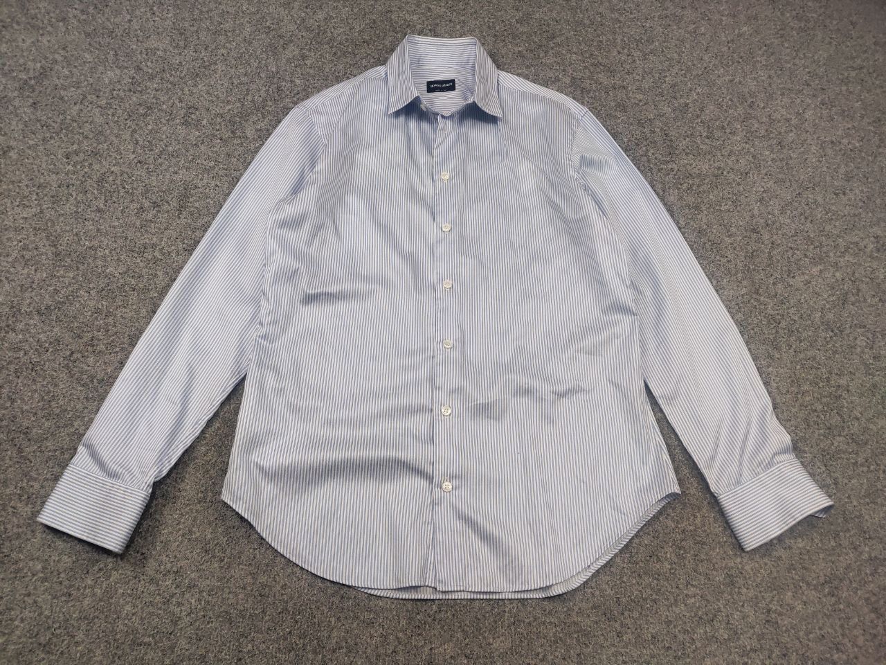 Giorgio Armani Giorgio Armani Design blue thin stripes Long sleeve shirt Size US M / EU 48-50 / 2 - 3 Thumbnail