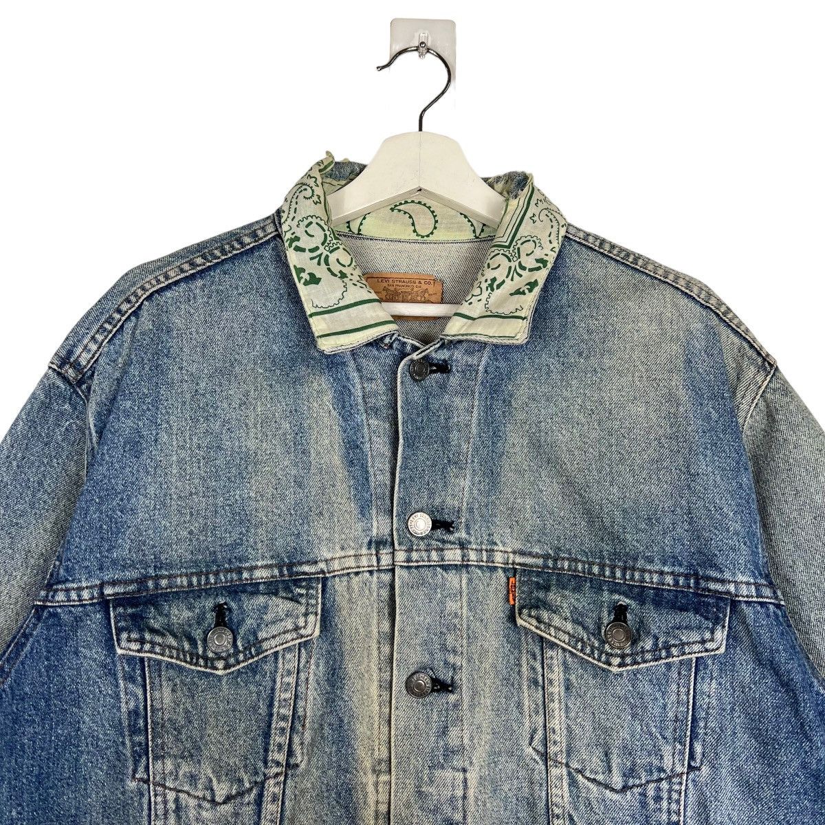 Levi's × Levi's Vintage Clothing 🔥 VINTAGE LEVIS PAISLEY COLAR DENIM TRUCKER JACKET Size US M / EU 48-50 / 2 - 3 Thumbnail
