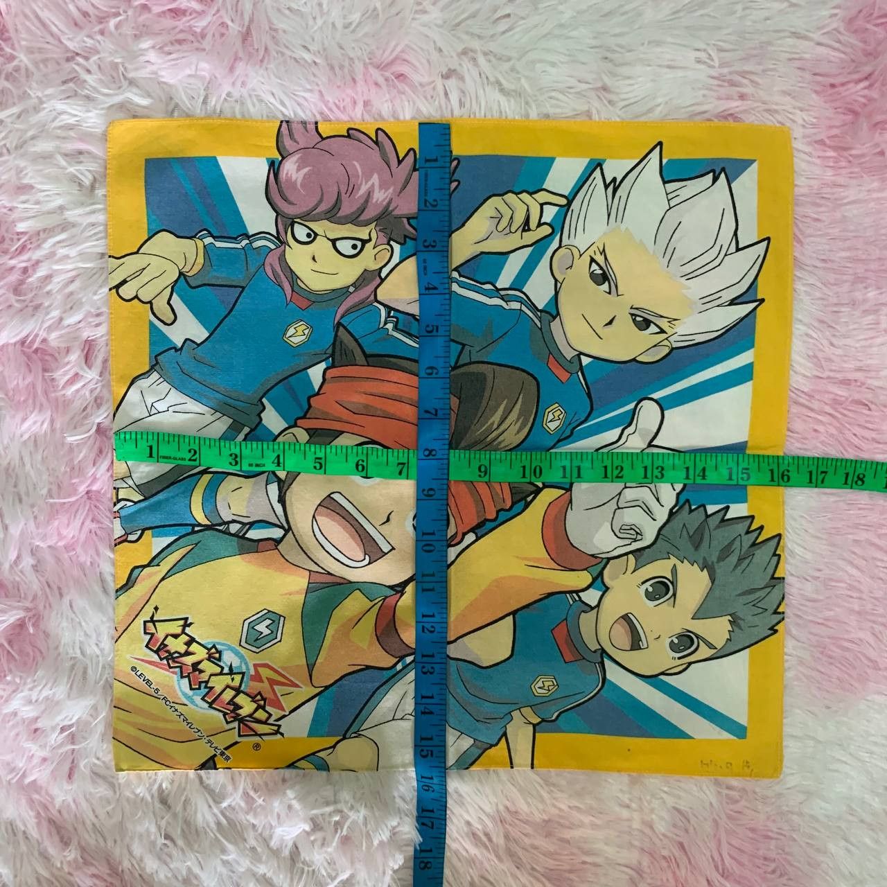Anime × Japanese Brand × Vintage RARE Vintage Inazuma Eleven Handkerchief Bandana Anime Manga Size ONE SIZE - 4 Thumbnail