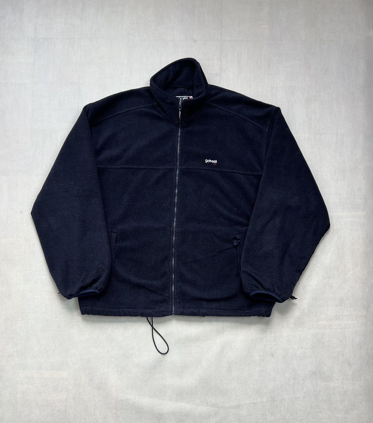 Schott × Vintage Baggy Fleece Jacket Schott vintage 90’s zipped warm winter Size US XL / EU 56 / 4 - 1 Thumbnail